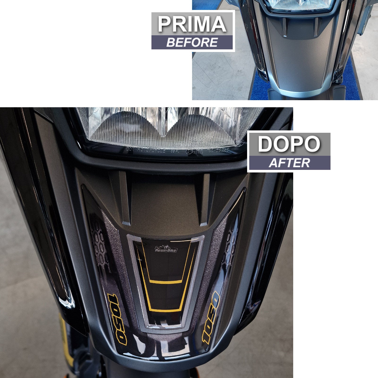 Resin Bike 3D Motorcycle Stickers - Beak | Suzuki V-Strom 1050 / 1050XT 2020>2023 RB-1000467000000 -   Pyramid Motorcycle Accessories