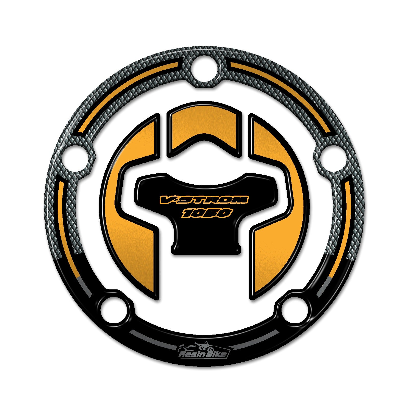 Resin Bike 3D Motorcycle Stickers - Fuel Cap | Suzuki V-Strom 1050 / 1050XT 2020>2023 RB-1000467100007 -   Pyramid Motorcycle Accessories