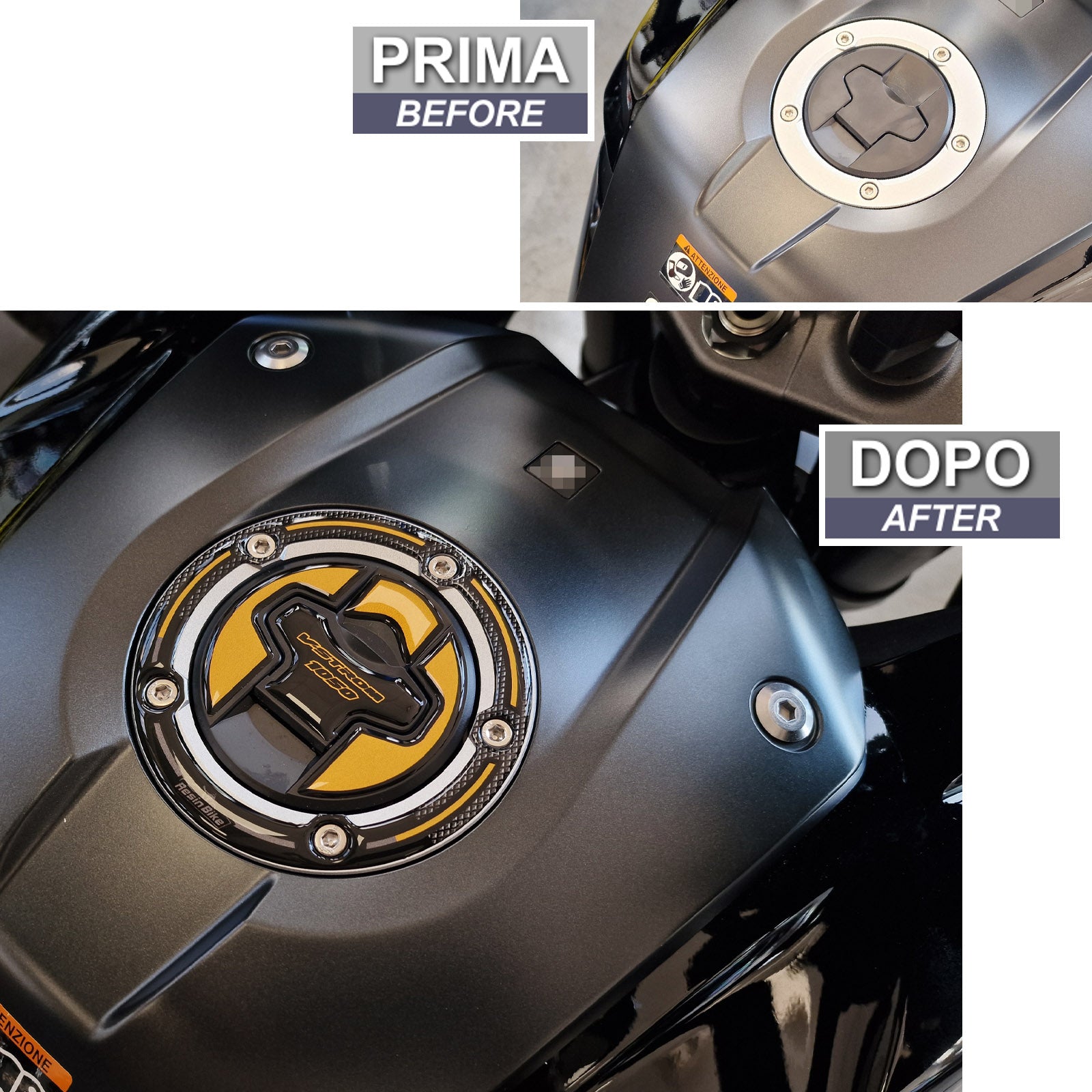 Resin Bike 3D Motorcycle Stickers - Fuel Cap | Suzuki V-Strom 1050 / 1050XT 2020>2023 RB-1000467100007 -   Pyramid Motorcycle Accessories