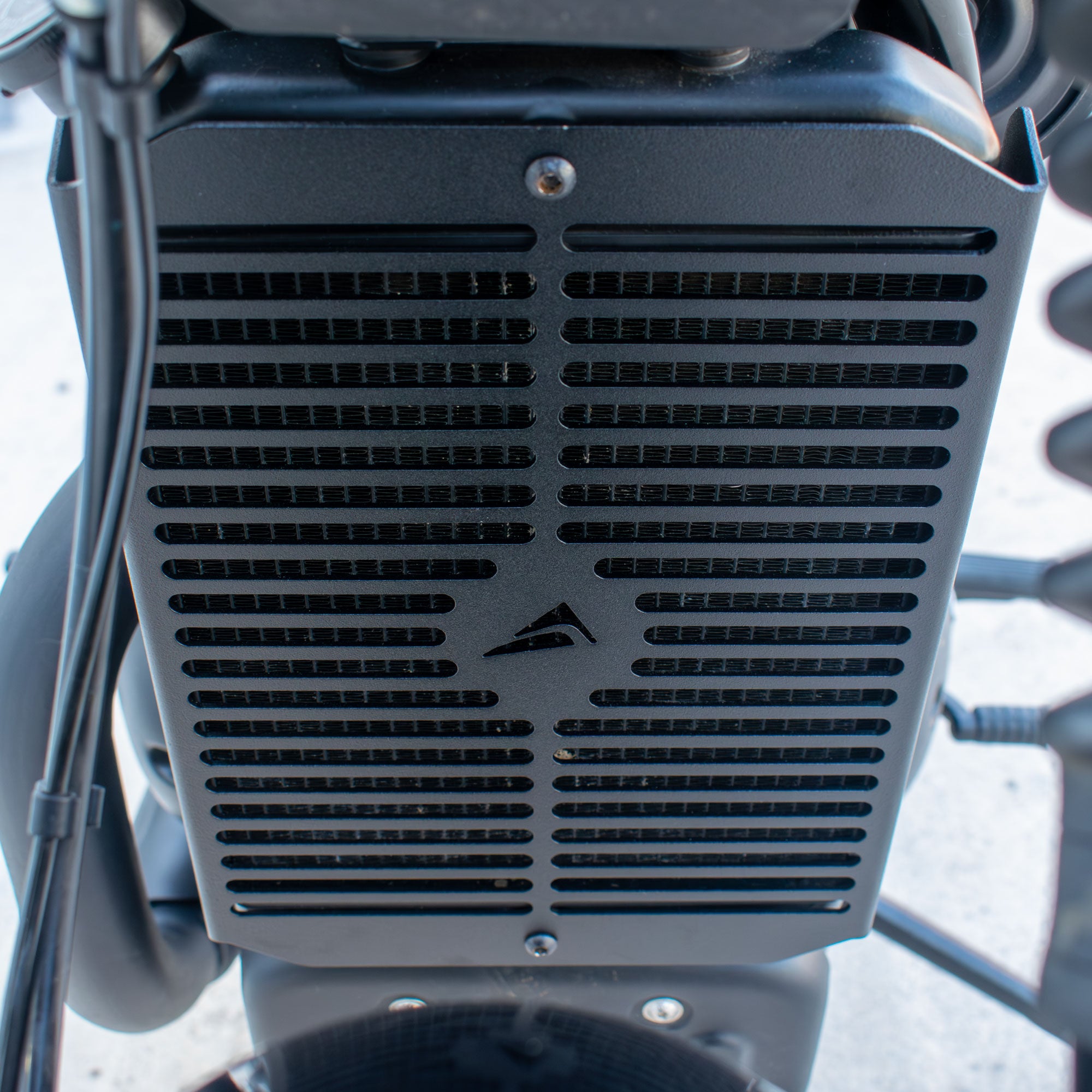 Pyramid Radiator Guard | Matte Black | BSA Bantam 350 2026>Current -   Pyramid Motorcycle Accessories