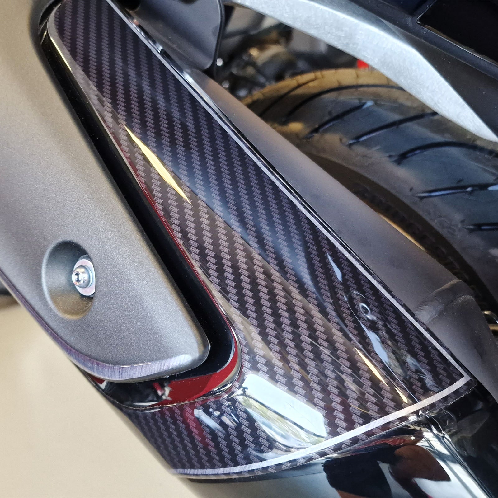 Resin Bike 3D Motorcycle Stickers - Exhaust | Yamaha TMAX 560 2022>2024 RB-1000468700008 -   Pyramid Motorcycle Accessories