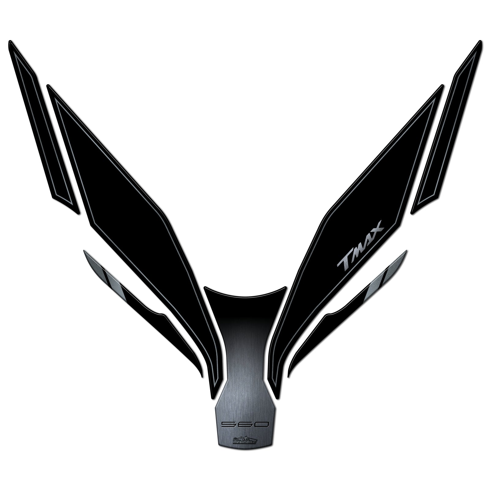 Resin Bike 3D Motorcycle Stickers - Frontal Area | Yamaha TMAX 560 2022>2024 RB-1000468900002 -   Pyramid Motorcycle Accessories