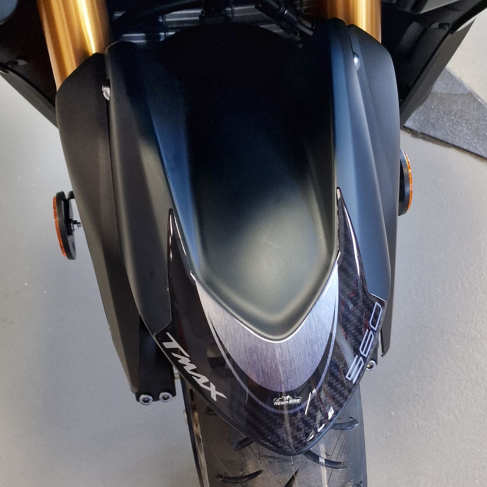 Resin Bike 3D Motorcycle Stickers - Front Fender | Yamaha TMAX 560 2022>2024 RB-1000469100005 -   Pyramid Motorcycle Accessories
