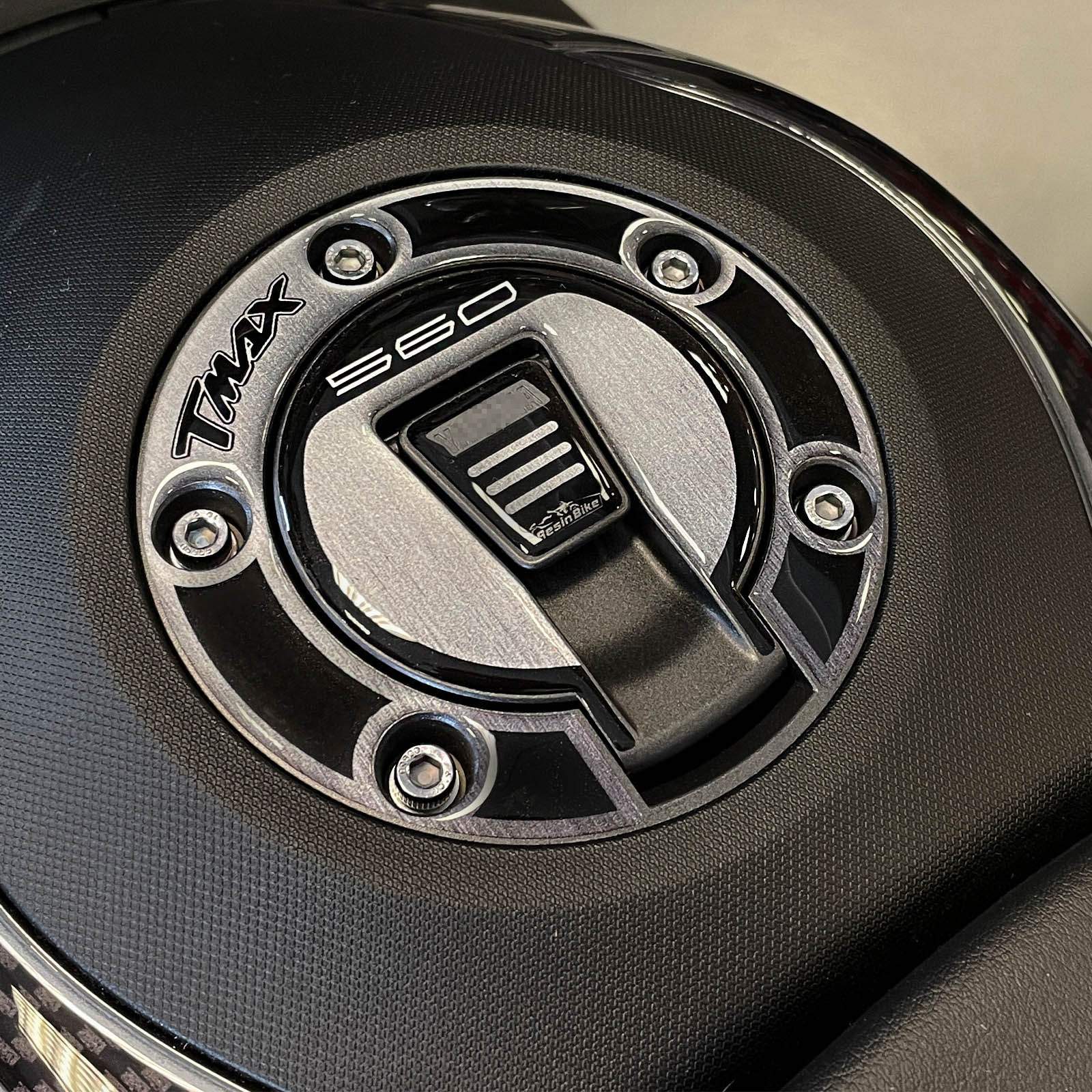 Resin Bike 3D Motorcycle Stickers - Fuel Cap | Yamaha TMAX 560 2022>2024 RB-1000469700007 -   Pyramid Motorcycle Accessories
