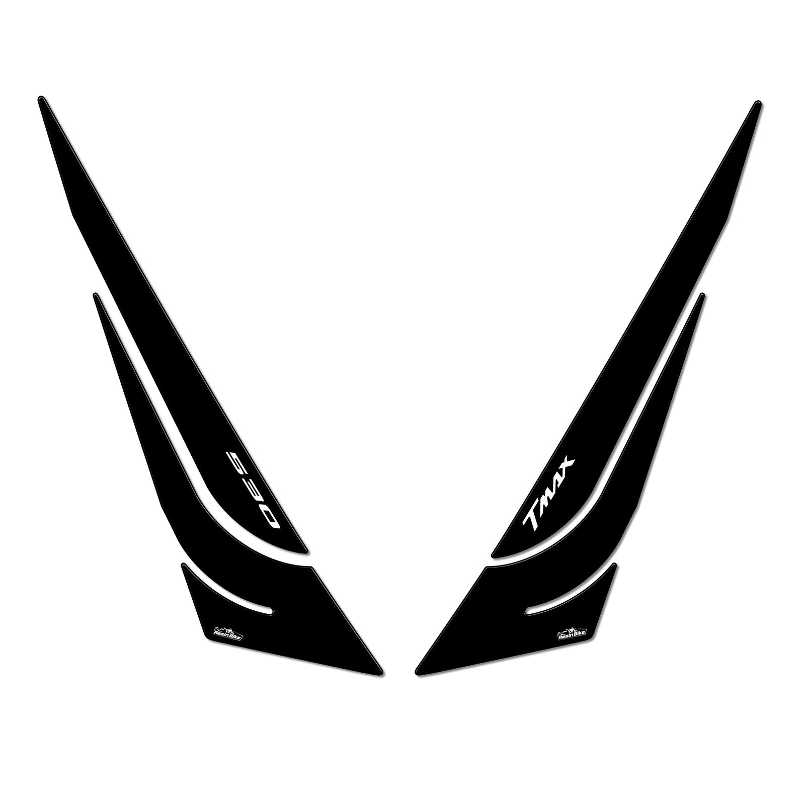 Resin Bike 3D Motorcycle Stickers - Frontal Area | Yamaha TMAX 530 2012>2016 RB-B265K514 -   Pyramid Motorcycle Accessories
