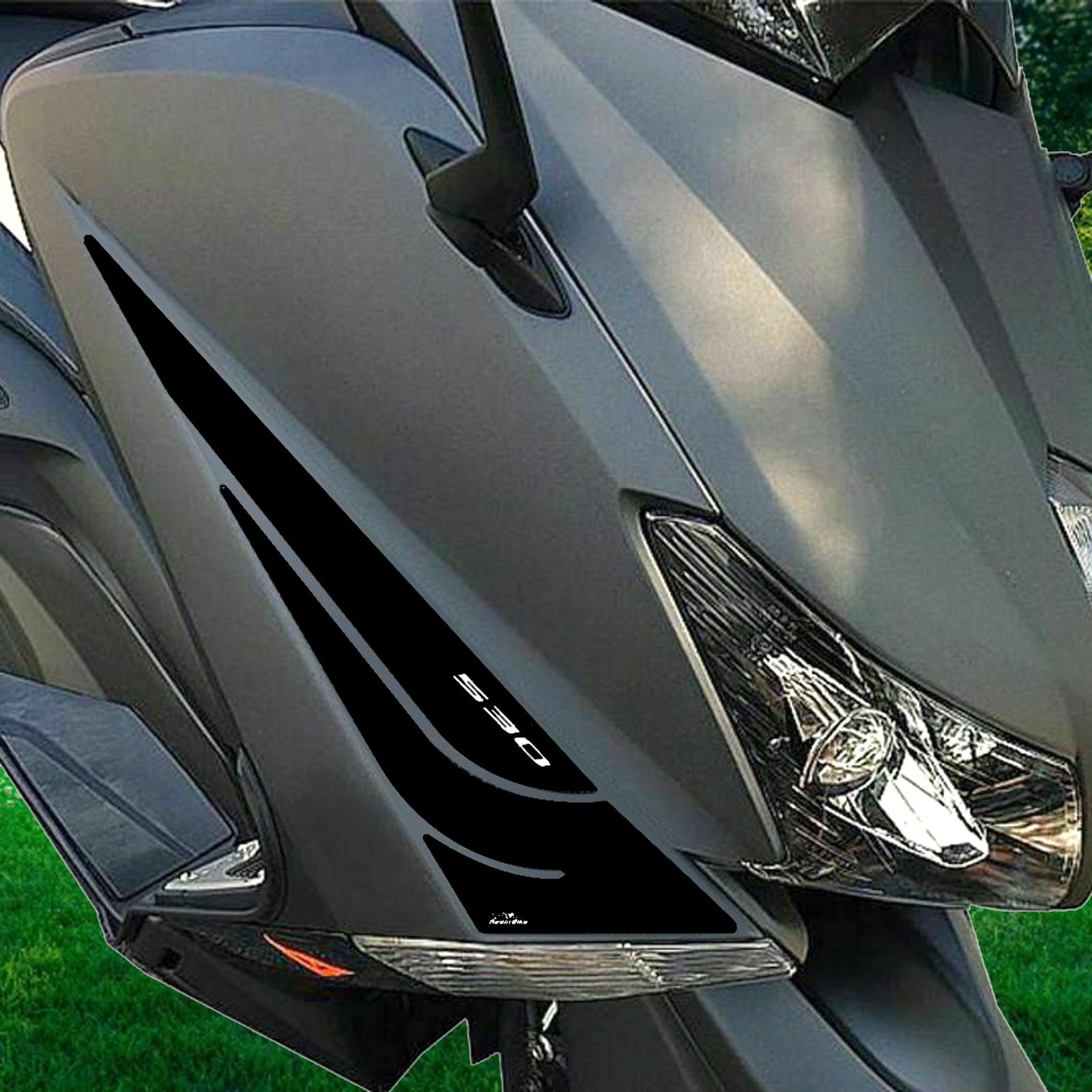 Resin Bike 3D Motorcycle Stickers - Frontal Area | Yamaha TMAX 530 2012>2016 RB-B265K514 -   Pyramid Motorcycle Accessories