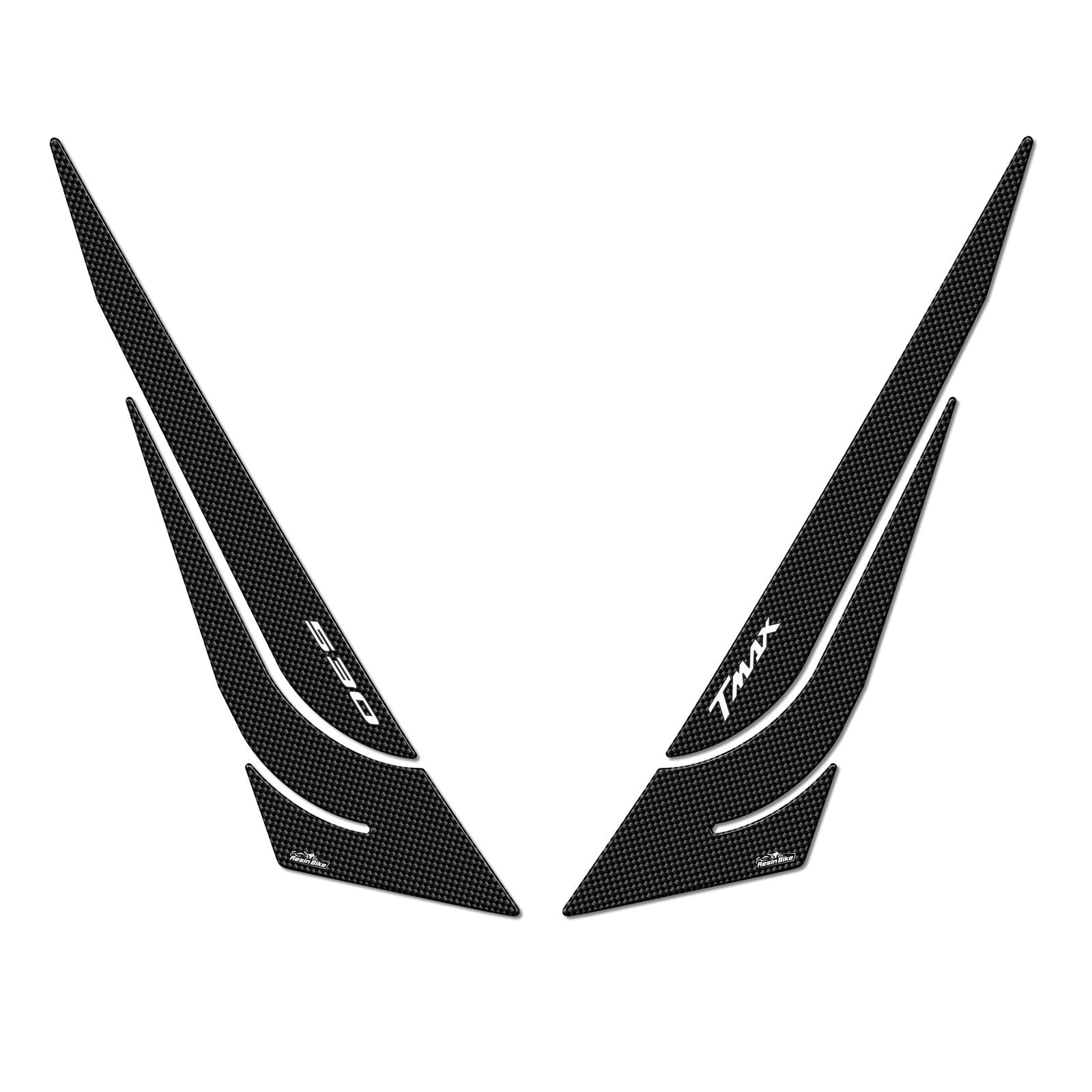 Resin Bike 3D Motorcycle Stickers - Frontal Area | Yamaha TMAX 530 2012>2016 RB-B393N767 -   Pyramid Motorcycle Accessories