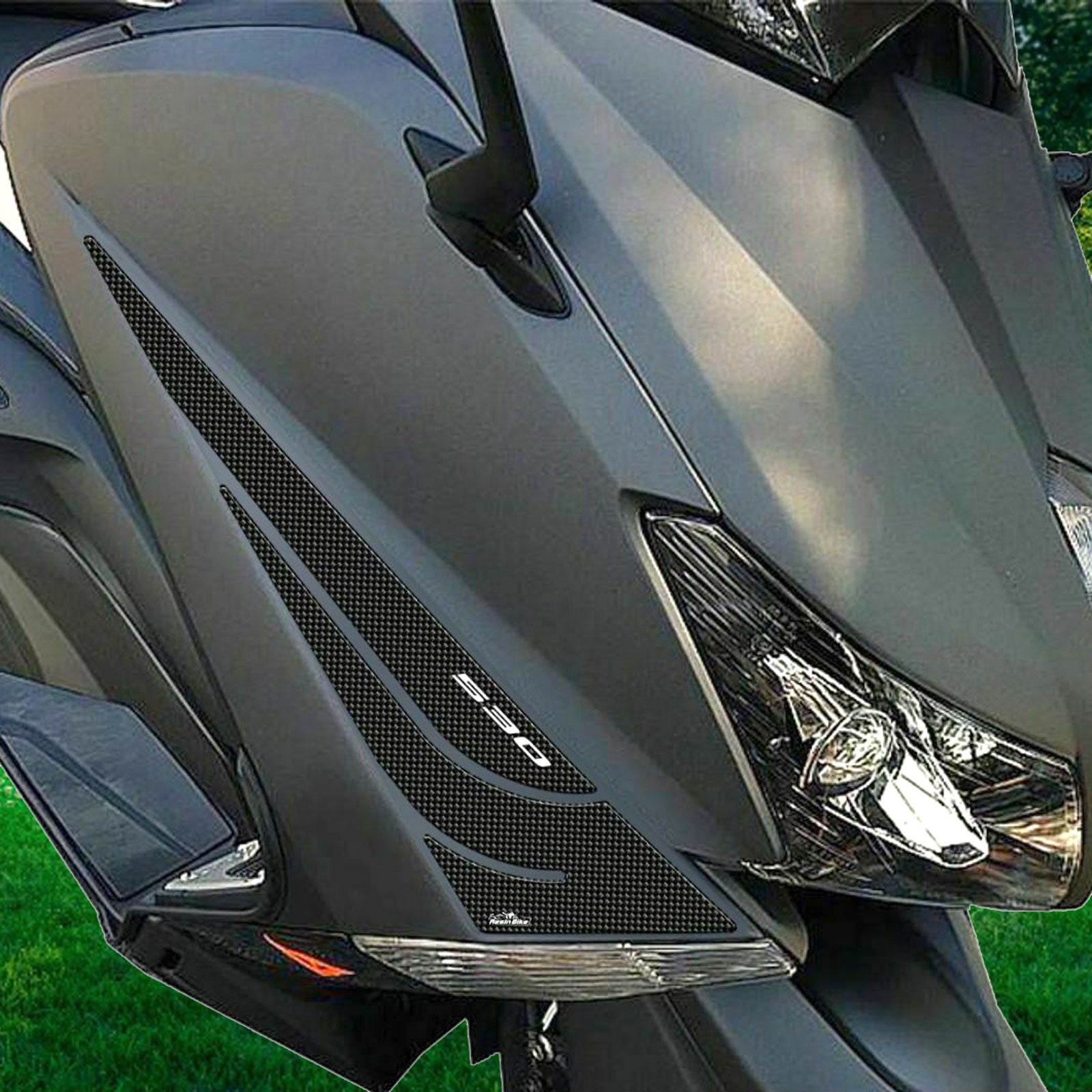 Resin Bike 3D Motorcycle Stickers - Frontal Area | Yamaha TMAX 530 2012>2016 RB-B393N767 -   Pyramid Motorcycle Accessories