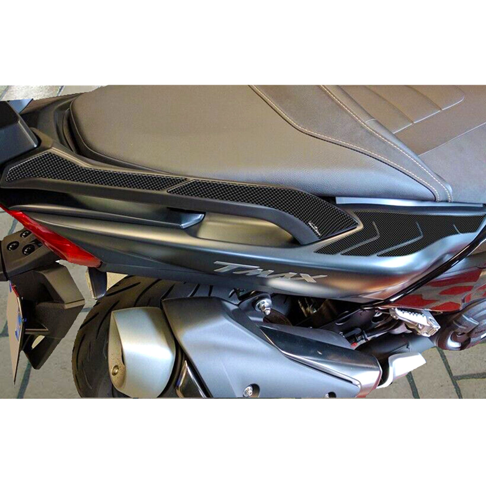 Resin Bike 3D Motorcycle Stickers - Passenger Handles | Yamaha TMAX 530 2017>2019 RB-20964054 -   Pyramid Motorcycle Accessories