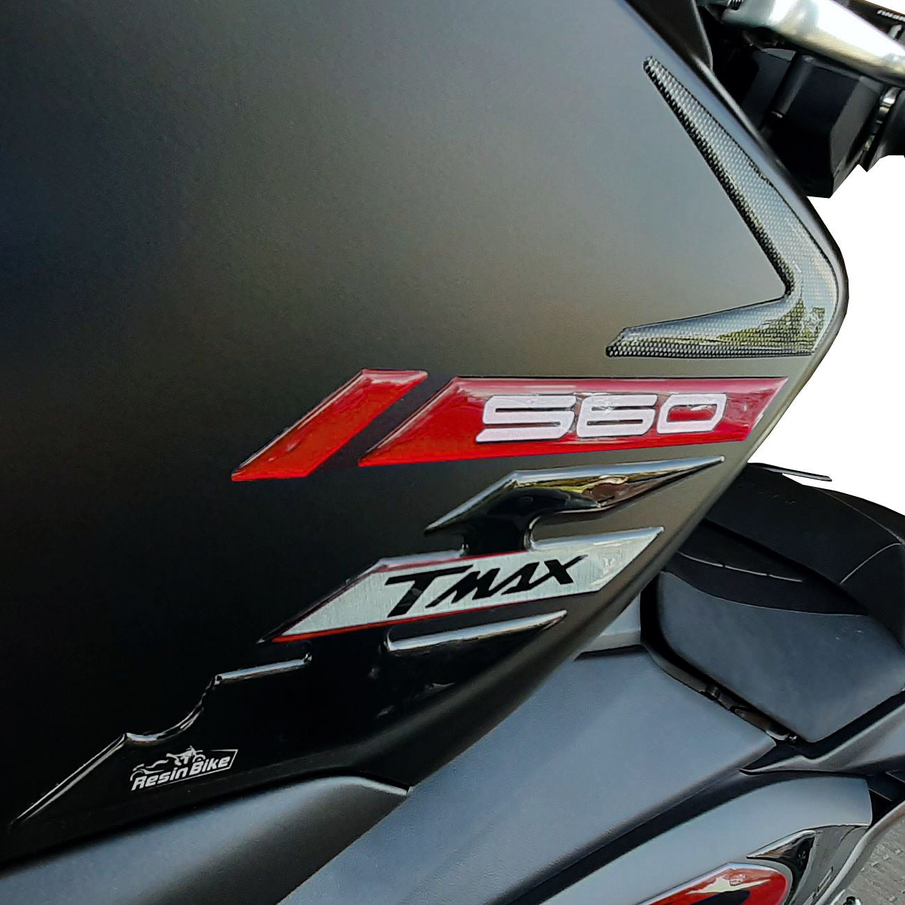 Resin Bike 3D Motorcycle Stickers - Side Panels | Yamaha TMAX 560 2021>2021 RB-1000141700004 -   Pyramid Motorcycle Accessories