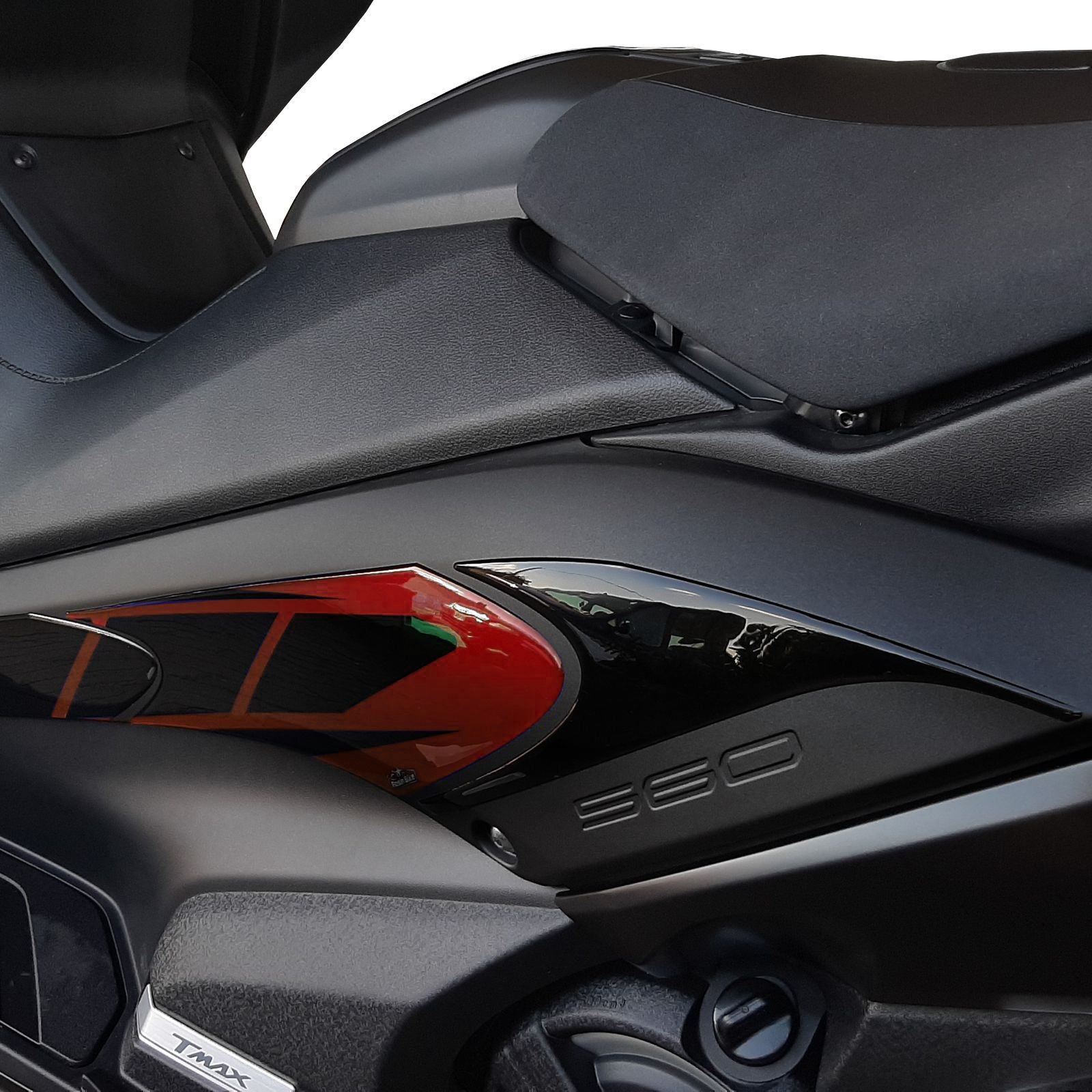 Resin Bike 3D Motorcycle Stickers - Tank Sides | Yamaha TMAX 560 2020>2021 RB-1000141600007 -   Pyramid Motorcycle Accessories