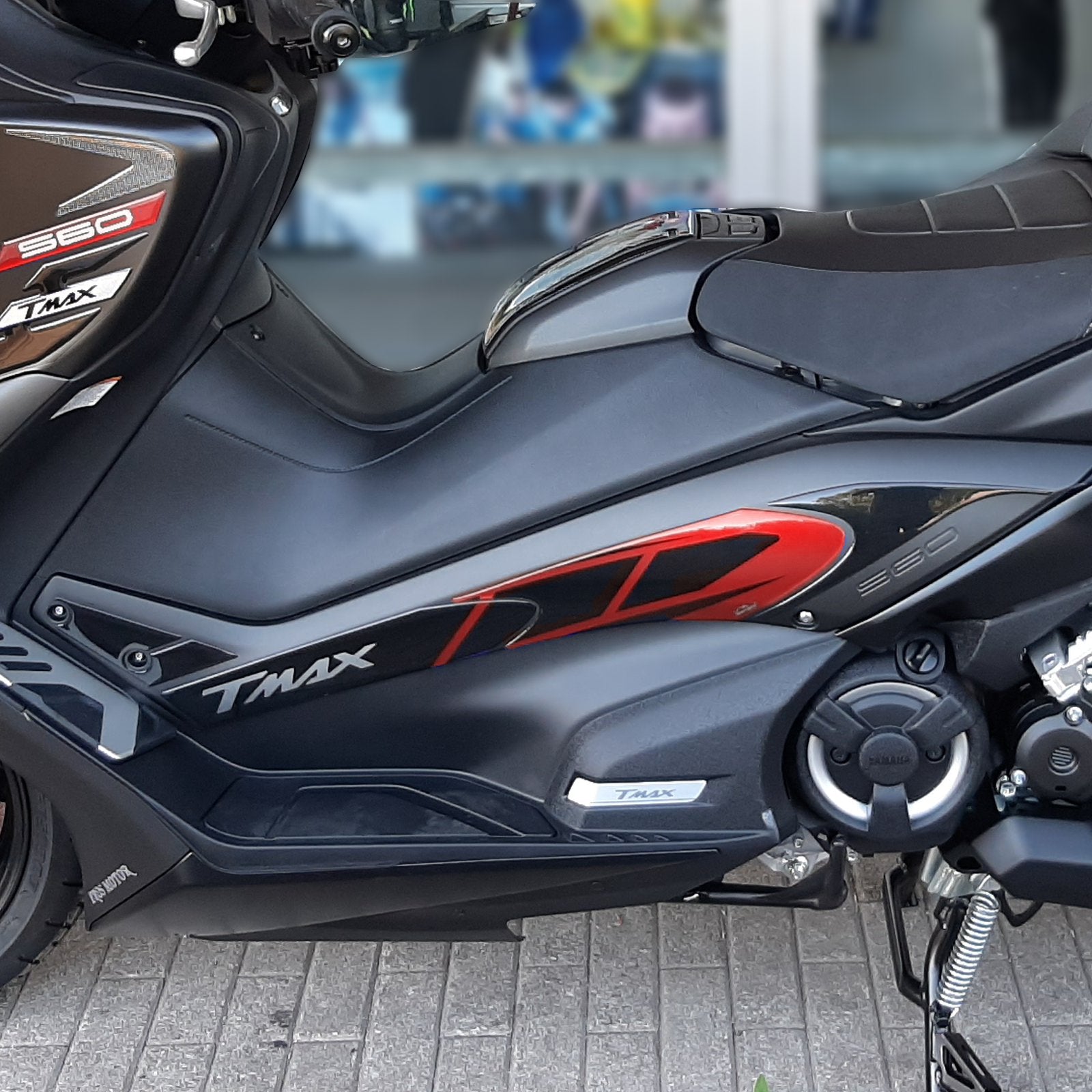 Resin Bike 3D Motorcycle Stickers - Tank Sides | Yamaha TMAX 560 2020>2021 RB-1000141600007 -   Pyramid Motorcycle Accessories