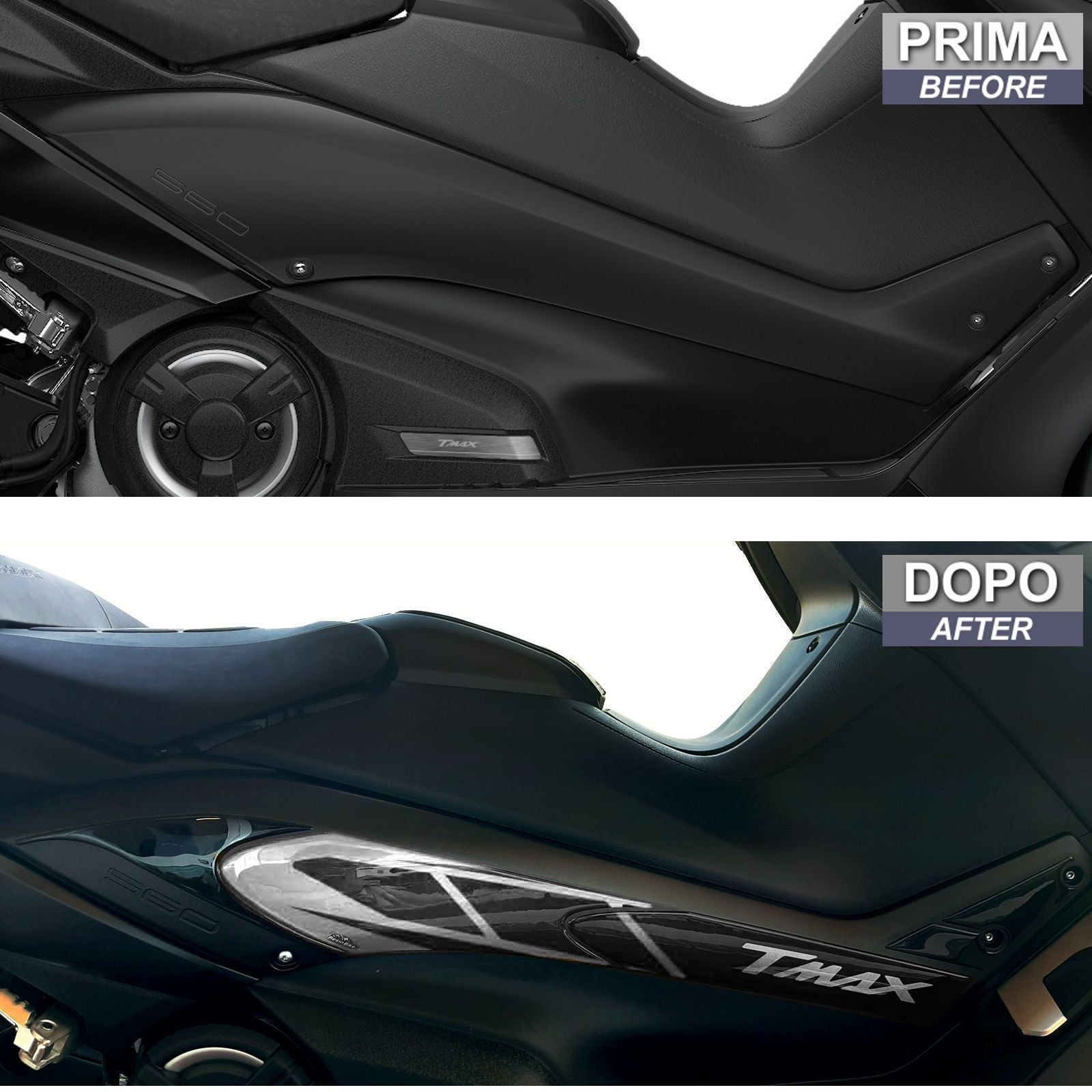 Resin Bike 3D Motorcycle Stickers - Tank Sides | Yamaha TMAX 560 2020>2021 RB-1000142000004 -   Pyramid Motorcycle Accessories