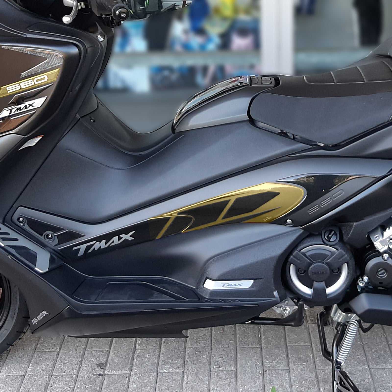 Resin Bike 3D Motorcycle Stickers - Tank Sides | Yamaha TMAX 560 2020>2021 RB-1000142300005 -   Pyramid Motorcycle Accessories