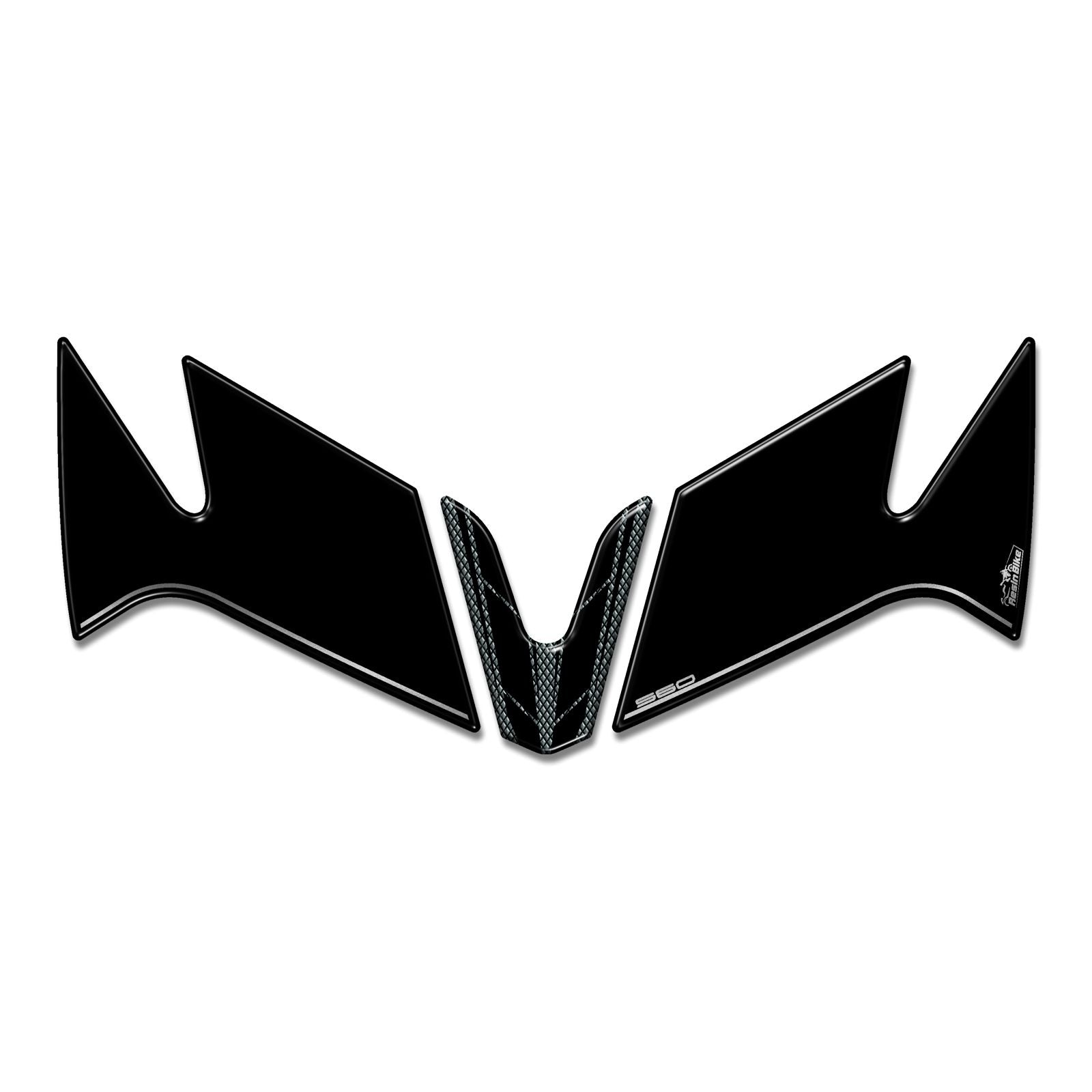 Resin Bike 3D Motorcycle Stickers - Windshield | Yamaha TMAX 560 2020>2021 -   Pyramid Motorcycle Accessories