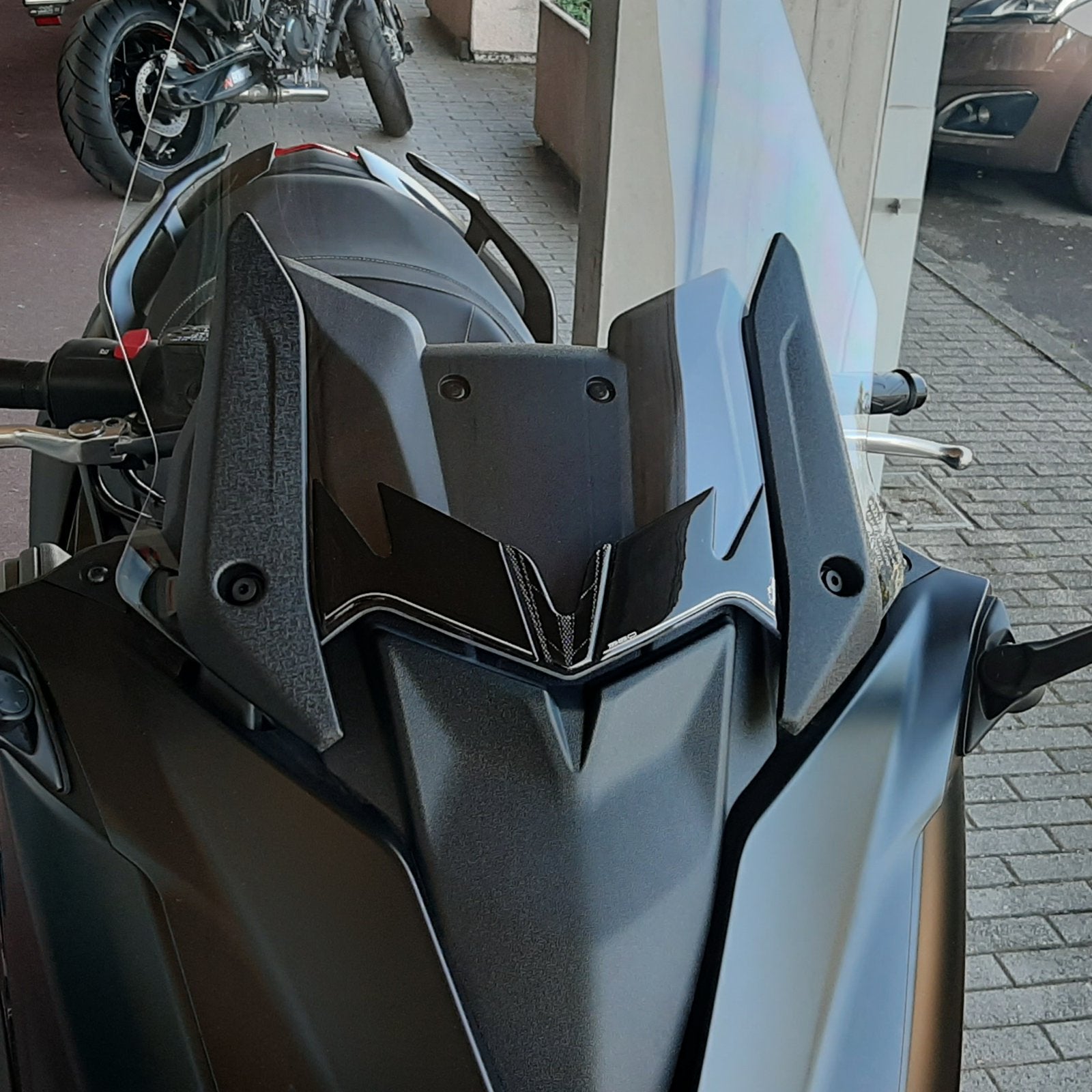 Resin Bike 3D Motorcycle Stickers - Windshield | Yamaha TMAX 560 2020>2021 -   Pyramid Motorcycle Accessories