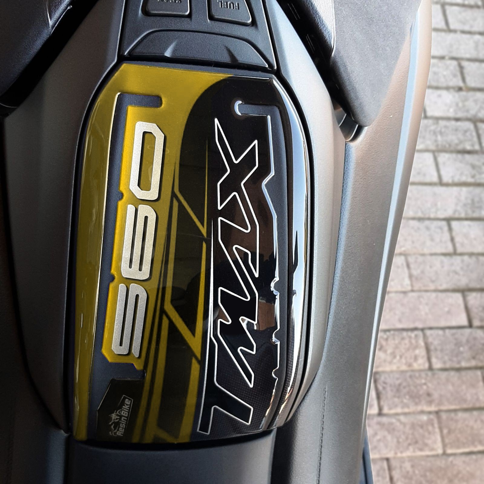 Resin Bike 3D Motorcycle Stickers - Fuel Cap | Yamaha TMAX 560 2020>2021 RB-1000142200008 -   Pyramid Motorcycle Accessories