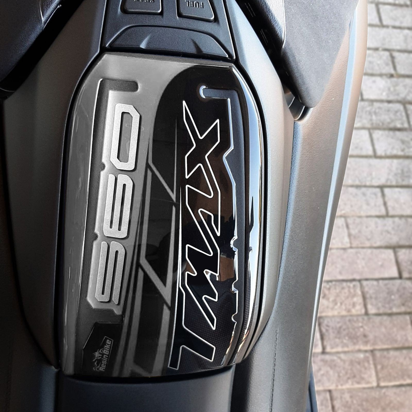 Resin Bike 3D Motorcycle Stickers - Fuel Cap | Yamaha TMAX 560 2020>2021 RB-1000141900008 -   Pyramid Motorcycle Accessories
