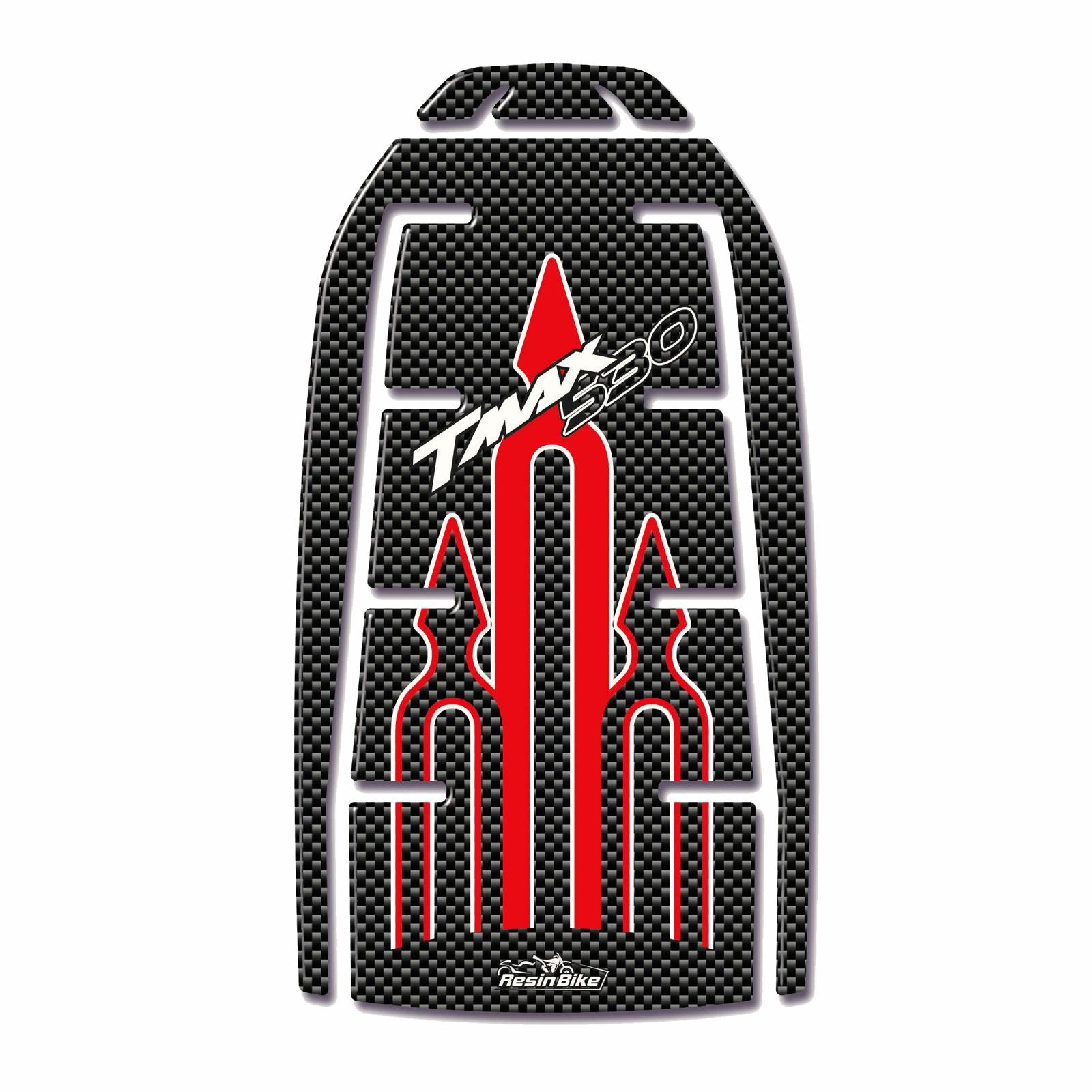 Resin Bike 3D Motorcycle Stickers - Fuel Cap | Yamaha TMAX 530 2017>2019 RB-B76343Z2 -   Pyramid Motorcycle Accessories