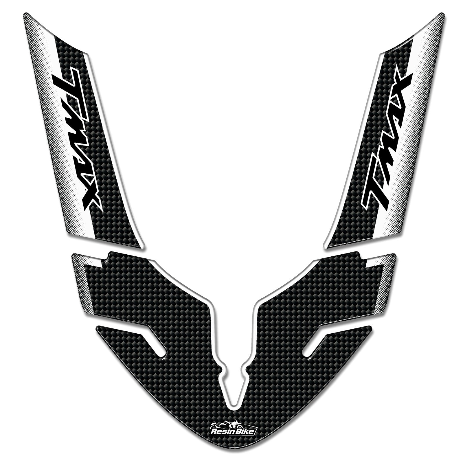 Resin Bike 3D Motorcycle Stickers - Front Fender | Yamaha TMAX 530 2012>2016 RB-B59229S3 -   Pyramid Motorcycle Accessories