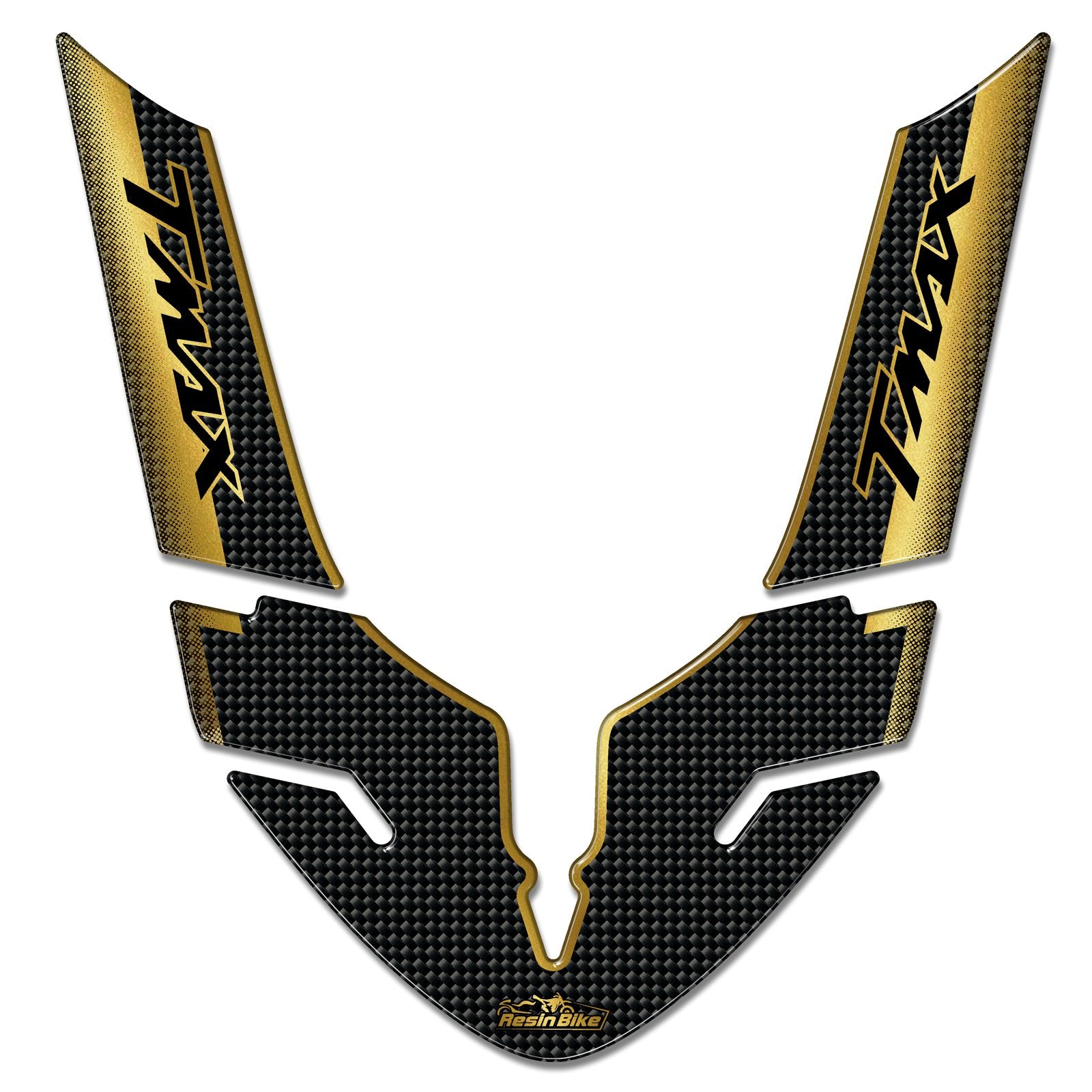 Resin Bike 3D Motorcycle Stickers - Front Fender | Yamaha TMAX 530 2012>2016 RB-B92I9065 -   Pyramid Motorcycle Accessories