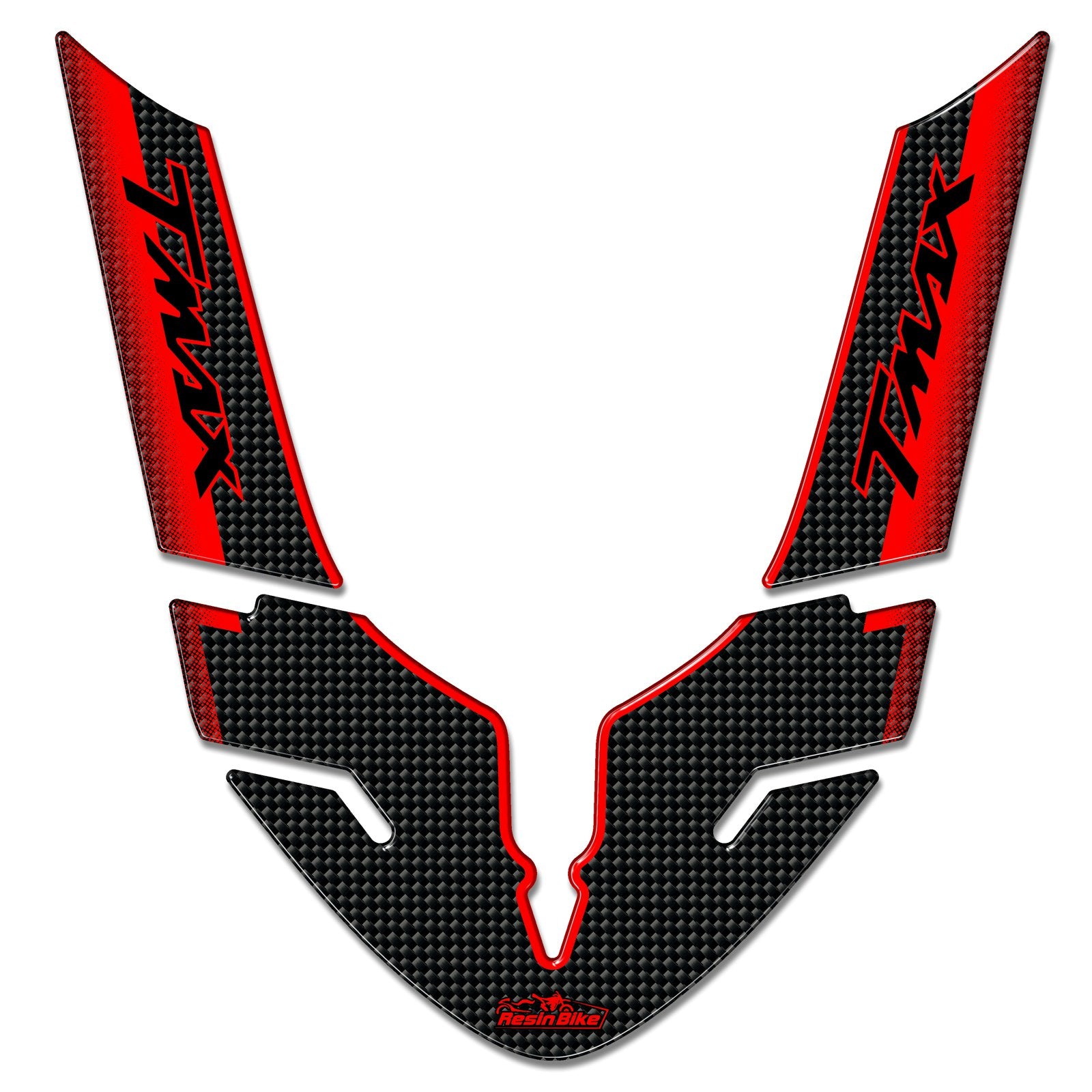 Resin Bike 3D Motorcycle Stickers - Front Fender | Yamaha TMAX 530 2012>2016 RB-B61T5467 -   Pyramid Motorcycle Accessories