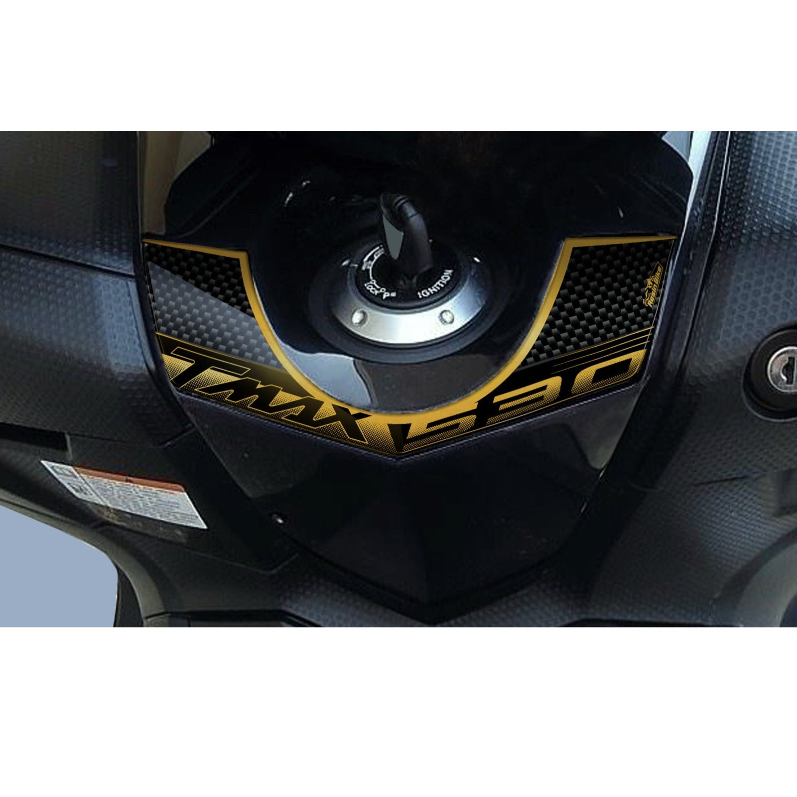 Resin Bike 3D Motorcycle Stickers - Key Area | Yamaha TMAX 530 2012>2016 RB-B21332J3 -   Pyramid Motorcycle Accessories