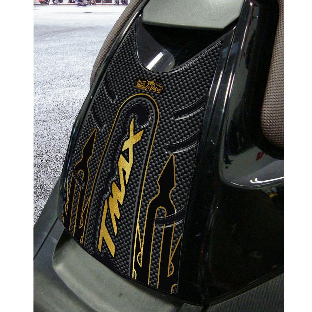 Resin Bike 3D Motorcycle Stickers - Fuel Cap | Yamaha TMAX 500 / 530 2010>2016 -   Pyramid Motorcycle Accessories