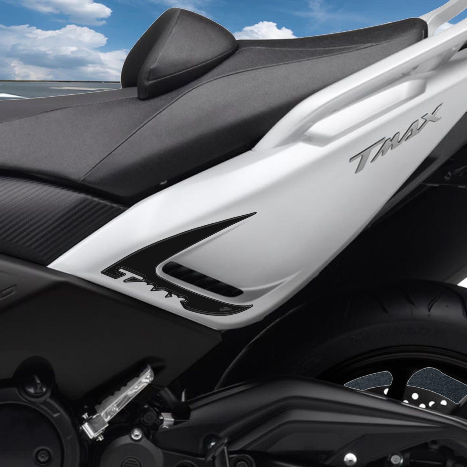 Resin Bike 3D Motorcycle Stickers - Tank Sides | Yamaha TMAX 530 2012>2016 RB-B3L33998 -   Pyramid Motorcycle Accessories