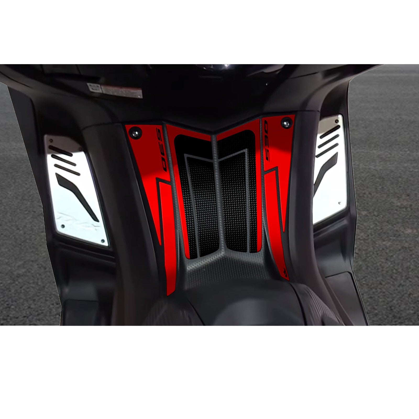 Resin Bike 3D Motorcycle Stickers - Footboard | Yamaha TMAX 530 2012>2016 RB-B201J326 -   Pyramid Motorcycle Accessories