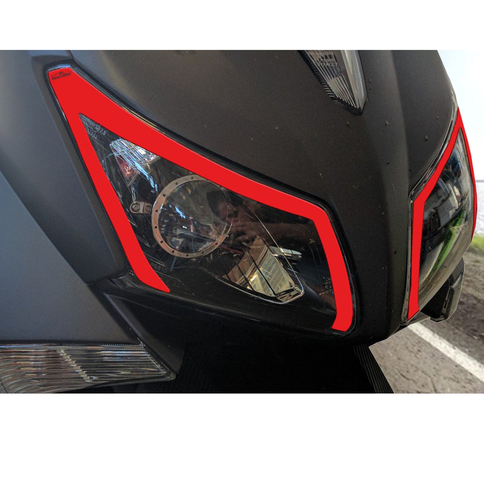 Resin Bike 3D Motorcycle Stickers - Headlight | Yamaha TMAX 530 2012>2016 RB-B21225K5 -   Pyramid Motorcycle Accessories