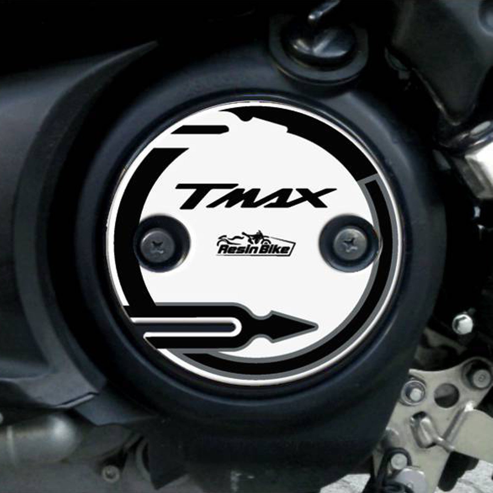 Resin Bike 3D Motorcycle Stickers - Variator Cover | Yamaha TMAX 500 / 530 2010>2016 RB-B36402N3 -   Pyramid Motorcycle Accessories