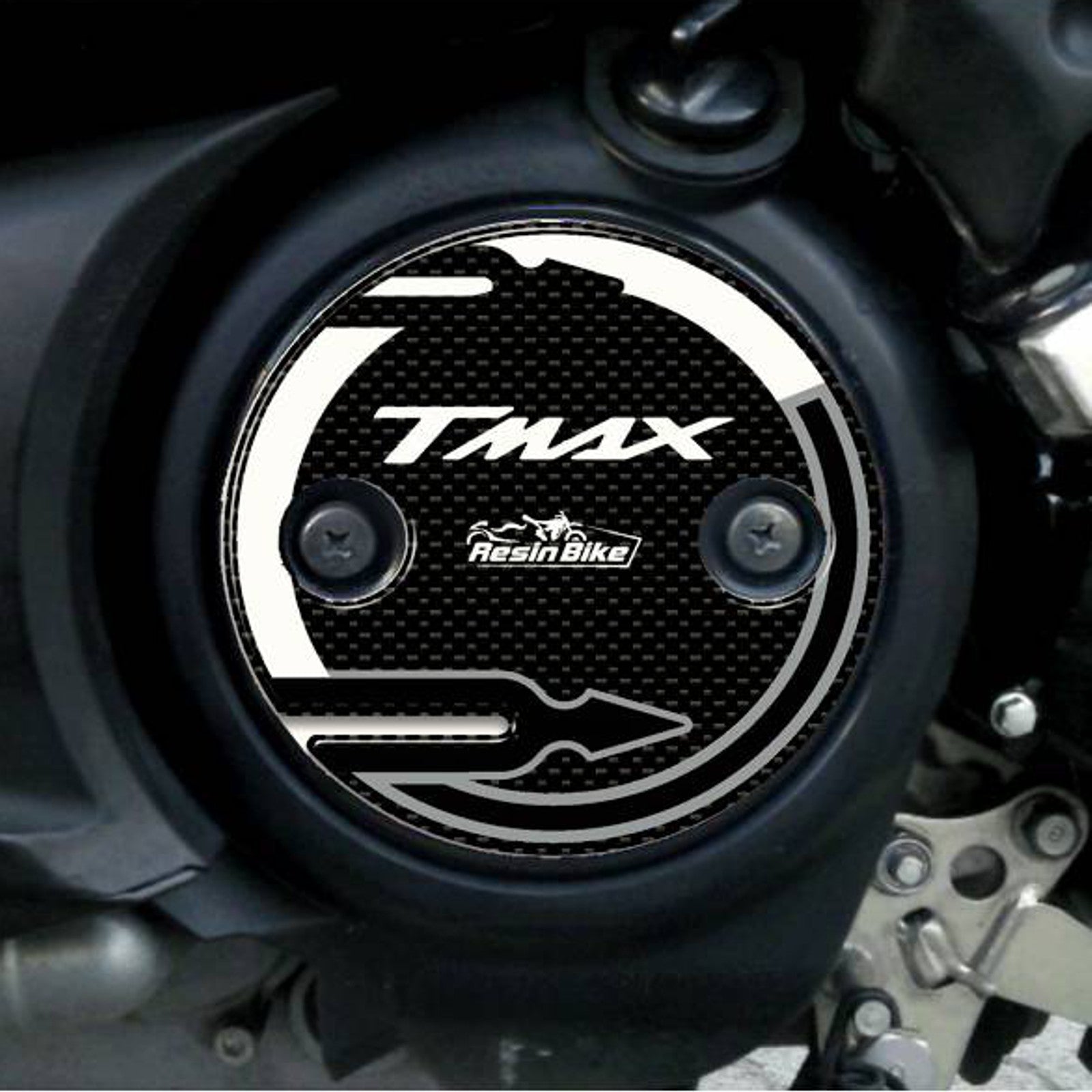 Resin Bike 3D Motorcycle Stickers - Variator Cover | Yamaha TMAX 500 / 530 2010>2016 RB-B4P11701 -   Pyramid Motorcycle Accessories
