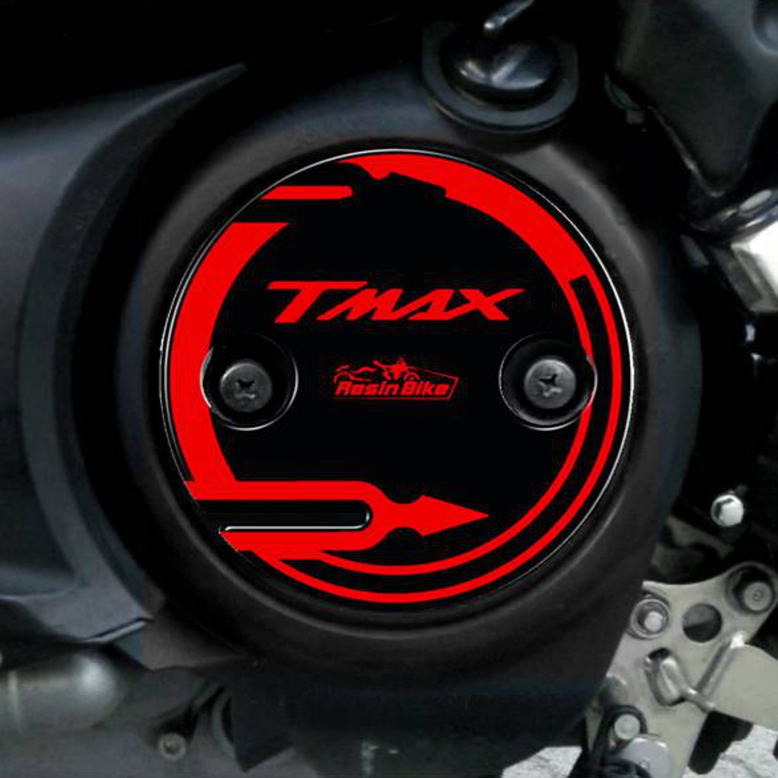 Resin Bike 3D Motorcycle Stickers - Variator Cover | Yamaha TMAX 500 / 530 2010>2016 RB-B7216W86 -   Pyramid Motorcycle Accessories