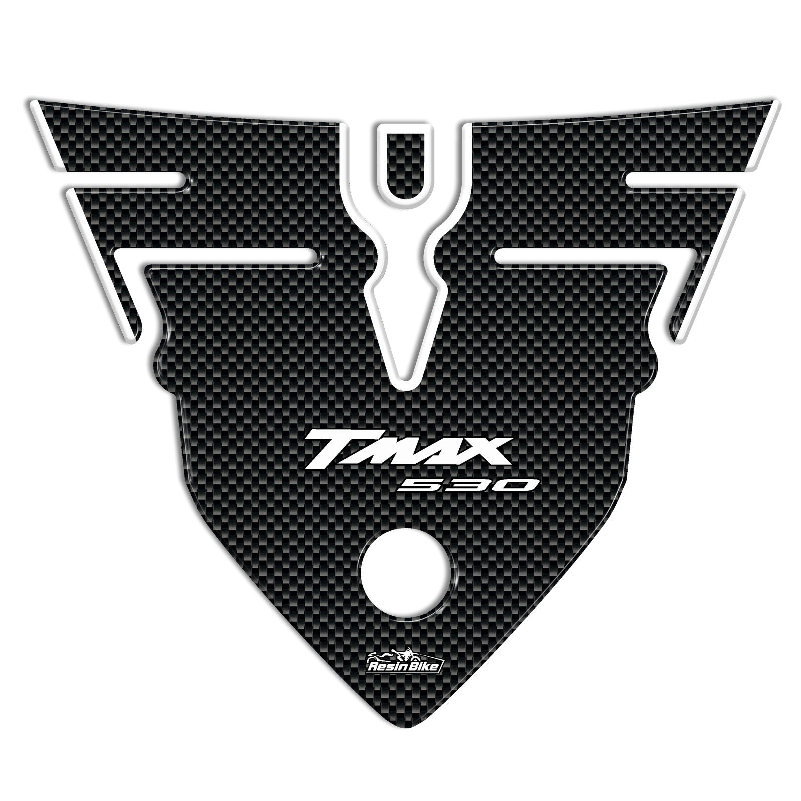 Resin Bike 3D Motorcycle Stickers - Tail Section | Yamaha TMAX 530 2012>2016 RB-B25K6253 -   Pyramid Motorcycle Accessories