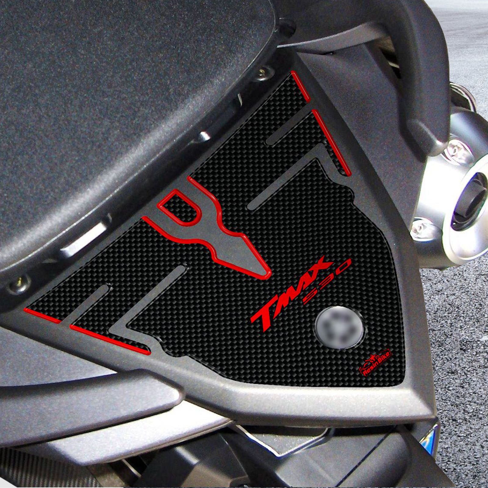 Resin Bike 3D Motorcycle Stickers - Tail Section | Yamaha TMAX 530 2012>2016 RB-B7015X42 -   Pyramid Motorcycle Accessories