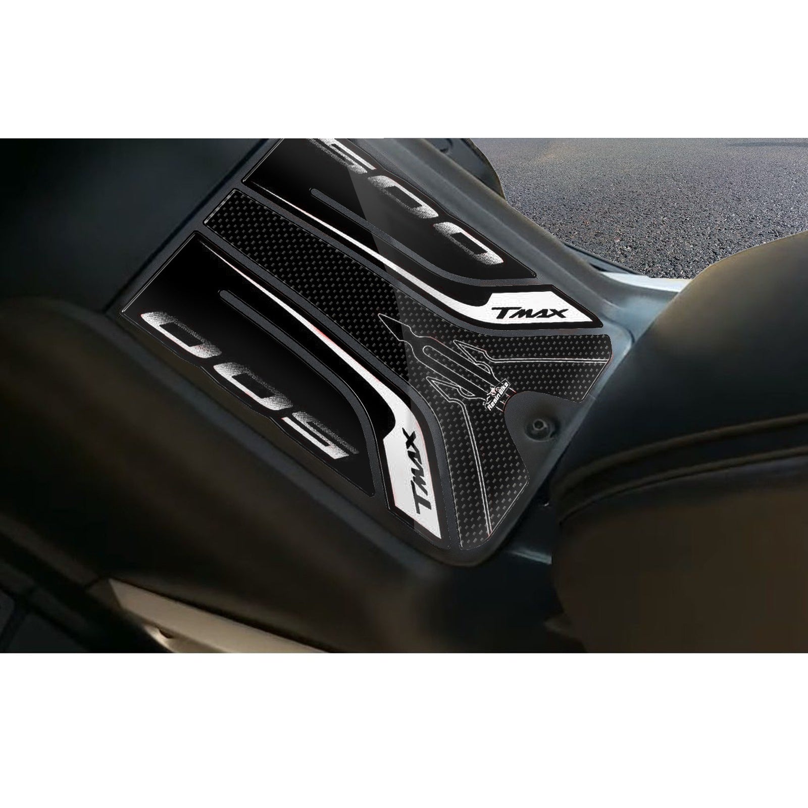 Resin Bike 3D Motorcycle Stickers - Footboard | Yamaha TMAX 500 2001>2007 RB-BS868160 -   Pyramid Motorcycle Accessories
