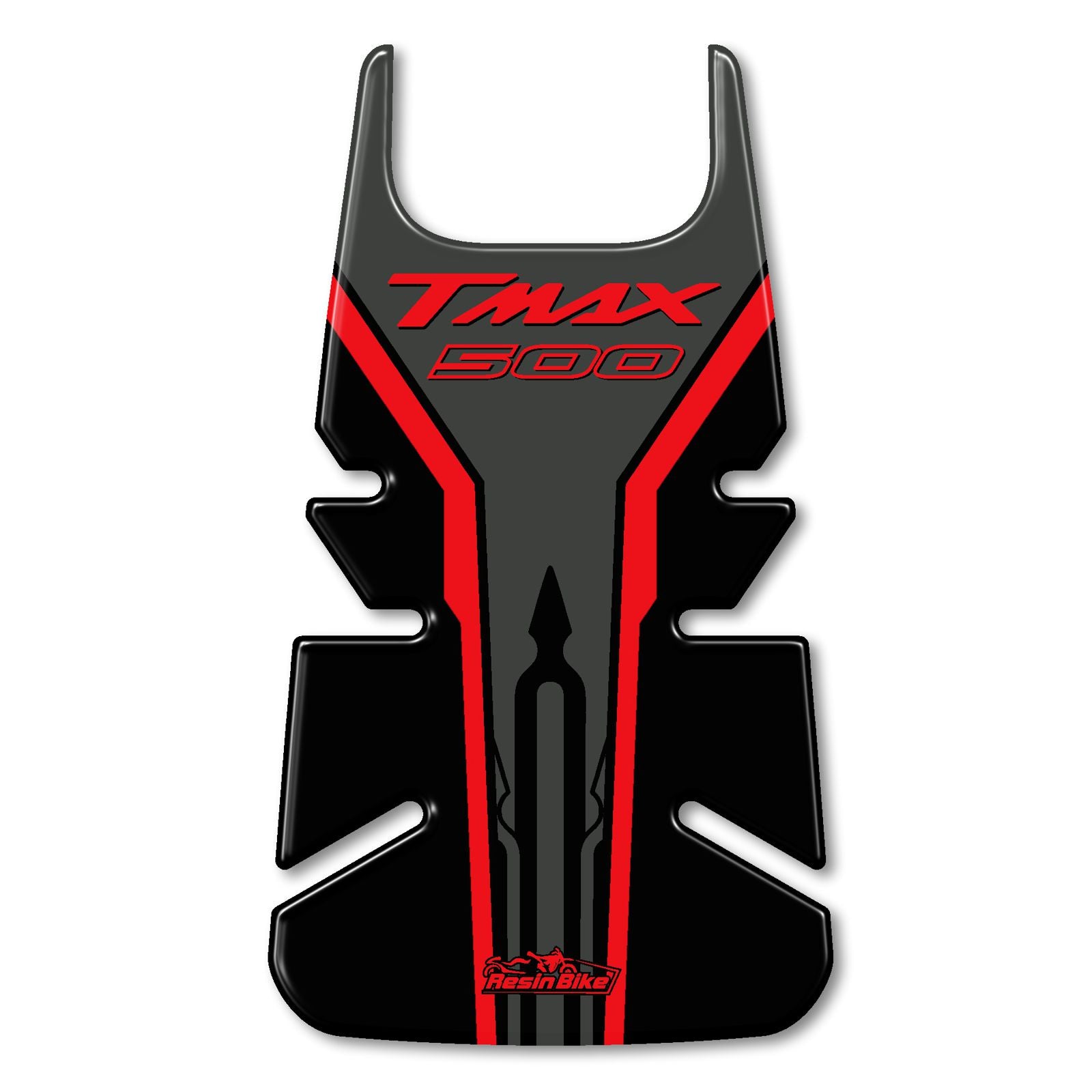 Resin Bike 3D Motorcycle Stickers - Fuel Cap | Yamaha TMAX 500 2001>2007 RB-B22830K1 -   Pyramid Motorcycle Accessories