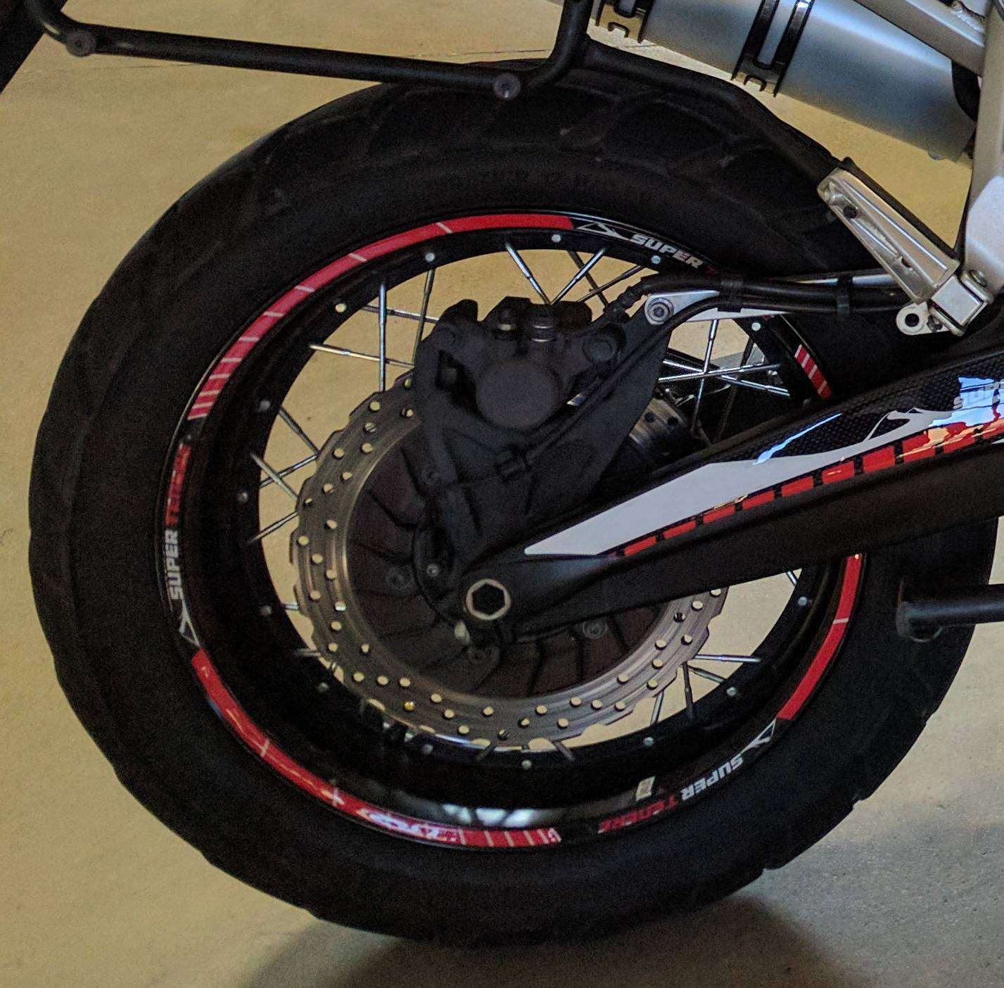 Resin Bike 3D Motorcycle Stickers - Wheels| Yamaha XT 1200 Z Super Tenere 2010>2020RB-B918I403 -   Pyramid Motorcycle Accessories