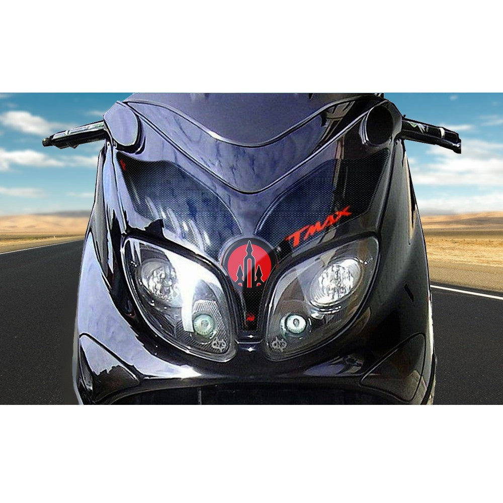 Resin Bike 3D Motorcycle Stickers - Frontal Area | Yamaha TMAX 500 2001>2007 RB-BE167820 -   Pyramid Motorcycle Accessories