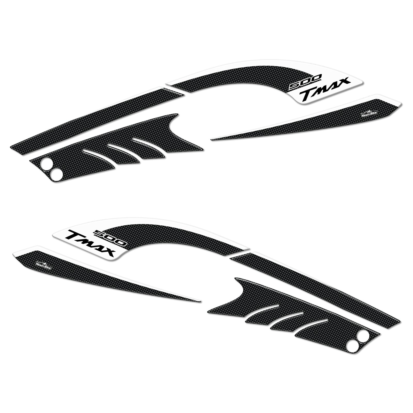 Resin Bike 3D Motorcycle Stickers - Tank Sides | Yamaha TMAX 500 2008>2011 RB-B9484U02 -   Pyramid Motorcycle Accessories