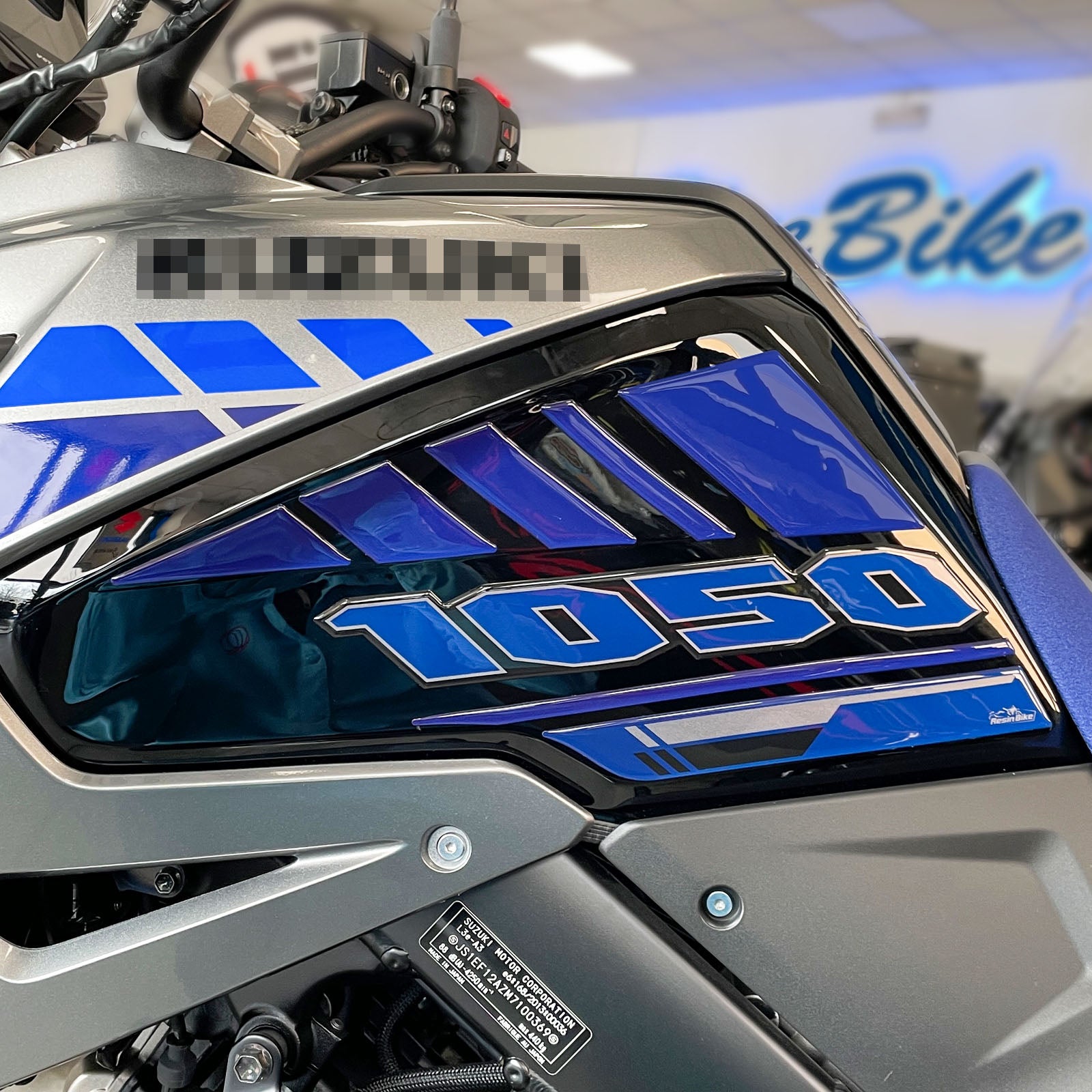Resin Bike 3D Motorcycle Stickers - Full Kit | Suzuki V-Strom 1050 / 1050XT 2020>2023 RB-1000477400005 -   Pyramid Motorcycle Accessories