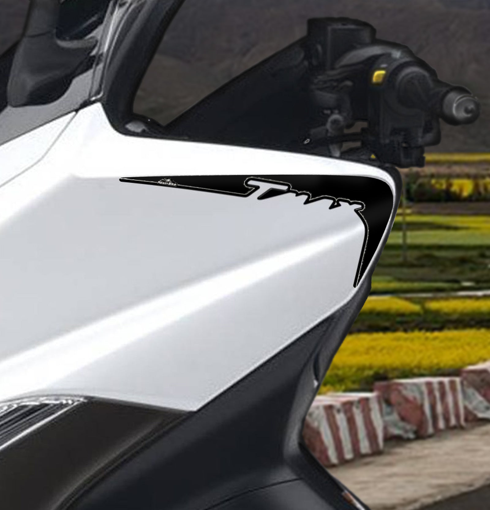 Resin Bike 3D Motorcycle Stickers - Side Panels | Yamaha TMAX 500 2008>2011 RB-BP484567 -   Pyramid Motorcycle Accessories
