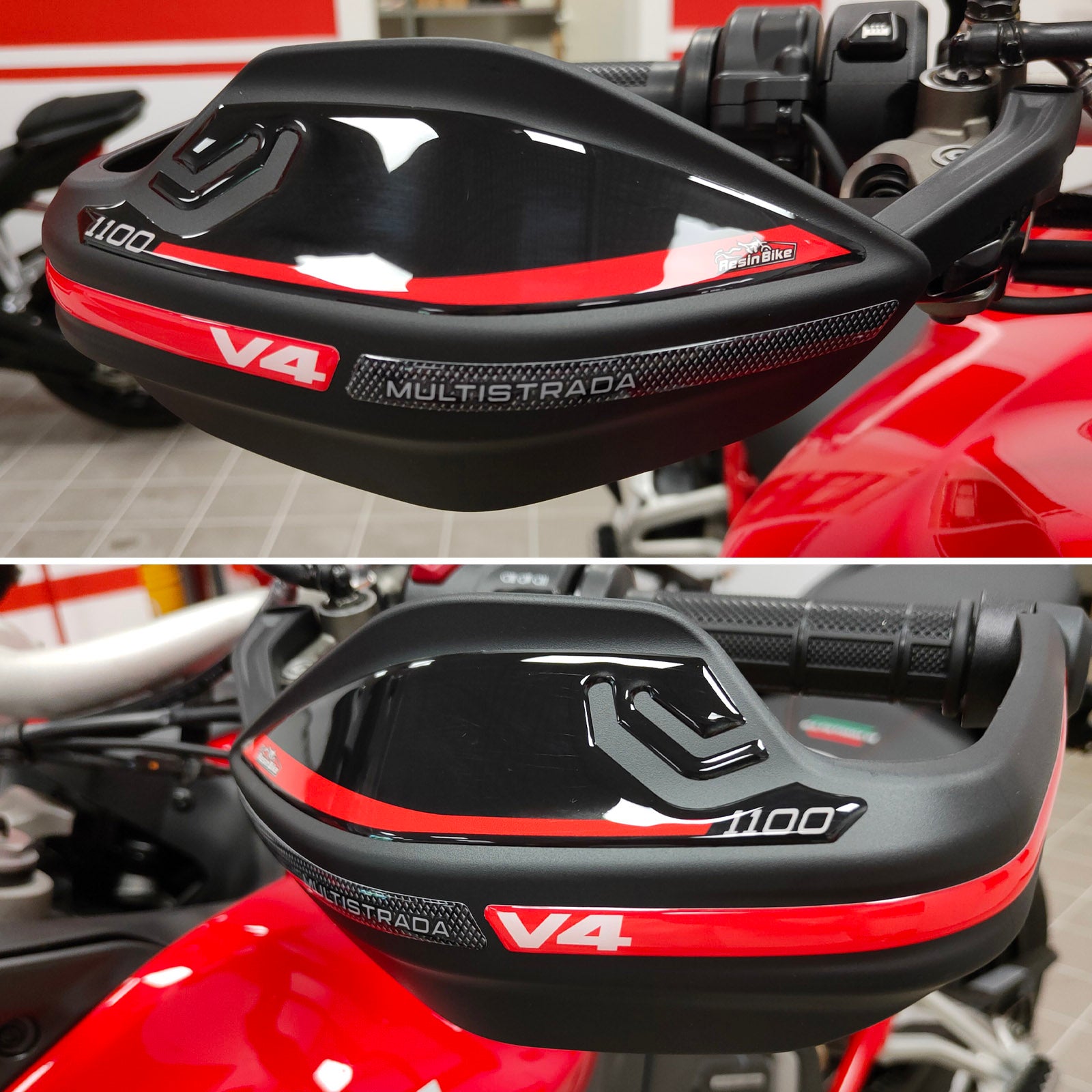 Resin Bike 3D Motorcycle Stickers - Full Kit | Ducati Multistrada V4 1100 2021>2023 -   Pyramid Motorcycle Accessories