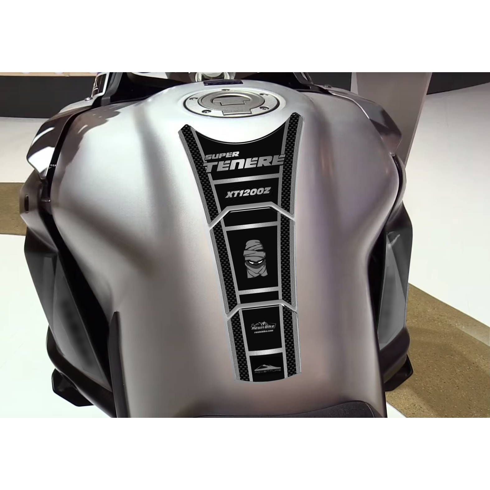 Resin Bike 3D Motorcycle Stickers - Tank Pad | Yamaha XT 1200 Z Super Tenere 2010>2020 RB-B41343N7 -   Pyramid Motorcycle Accessories