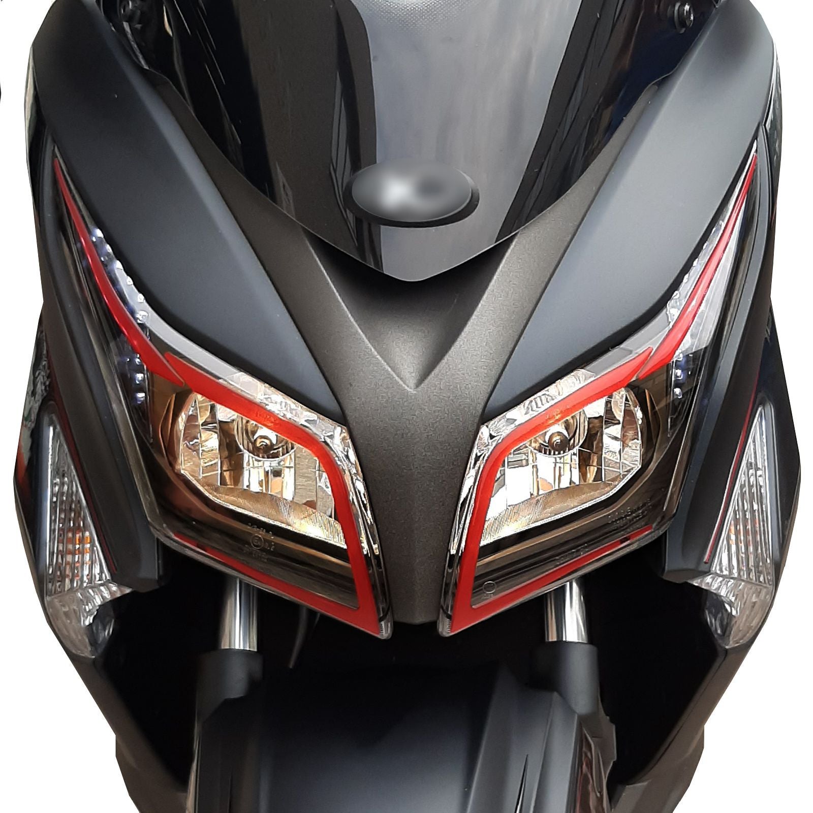 Resin Bike 3D Motorcycle Stickers - Tank Kit | Kymco X-Town 300i 2020>Current -   Pyramid Motorcycle Accessories
