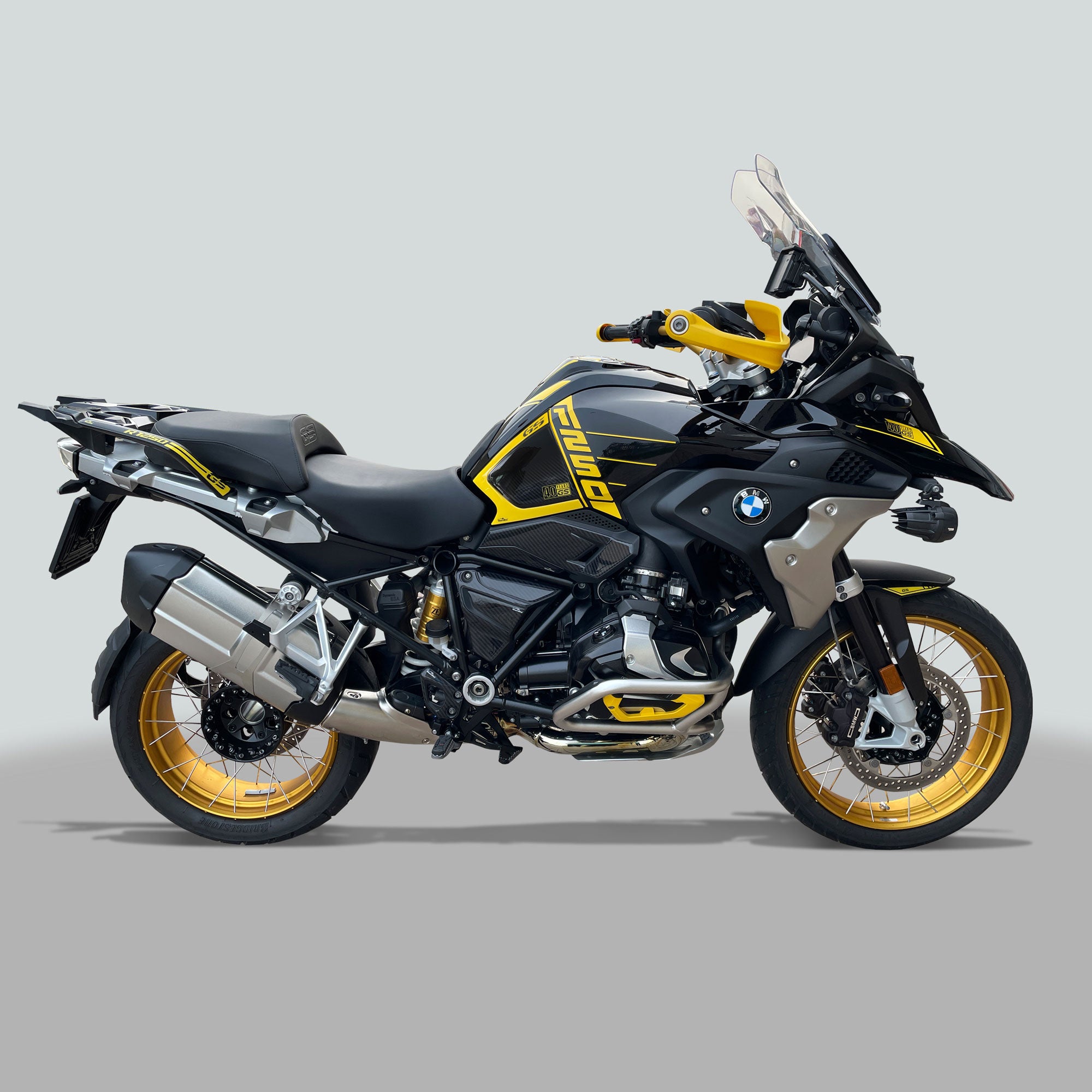 Resin Bike 3D Motorcycle Stickers - Tank Kit | BMW R 1250 GS 2021>Current RB-1000478900009 -   Pyramid Motorcycle Accessories