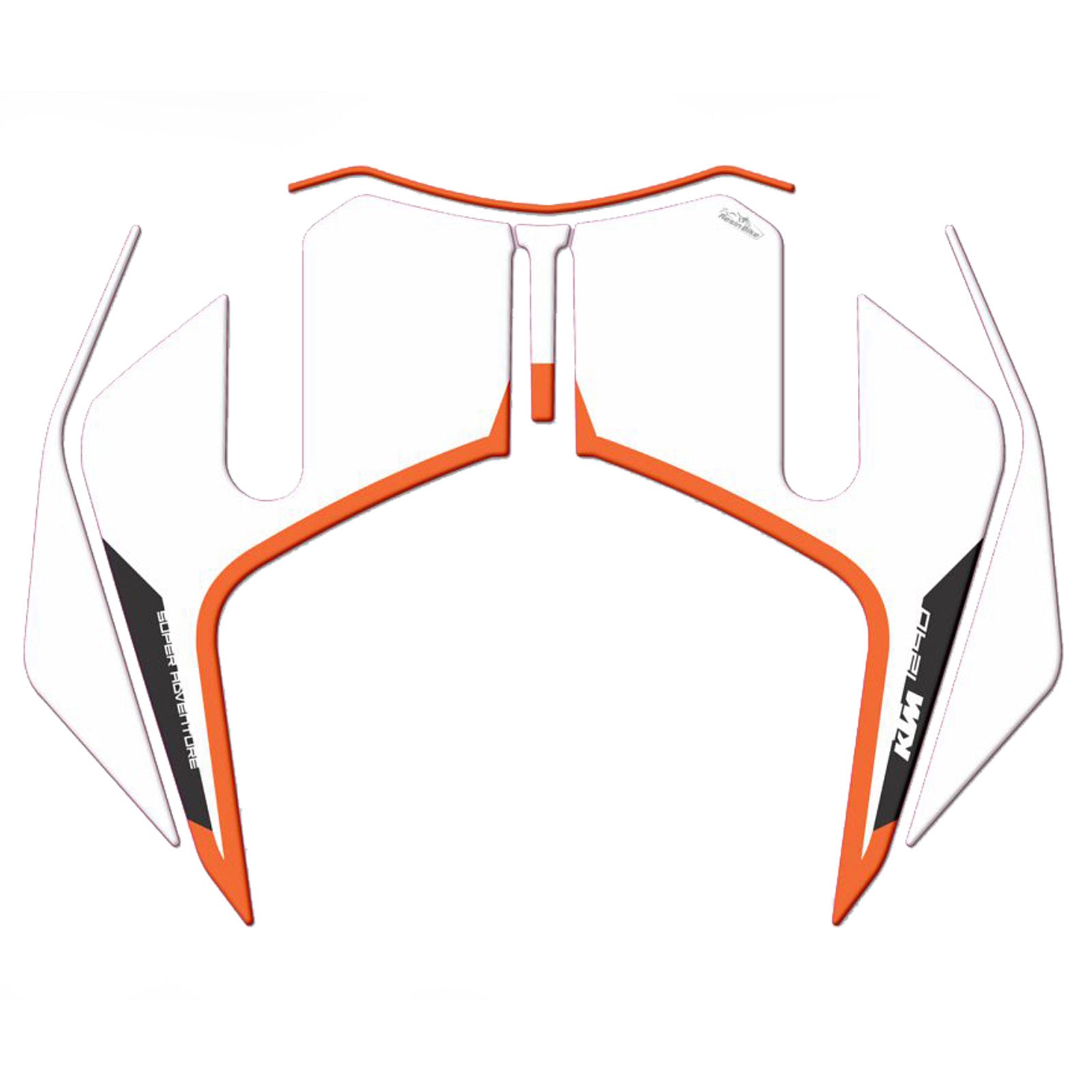 Resin Bike 3D Motorcycle Stickers - Headlight | KTM 1290 Super Adventure S 2017>2020 RB-B35989M8 -   Pyramid Motorcycle Accessories