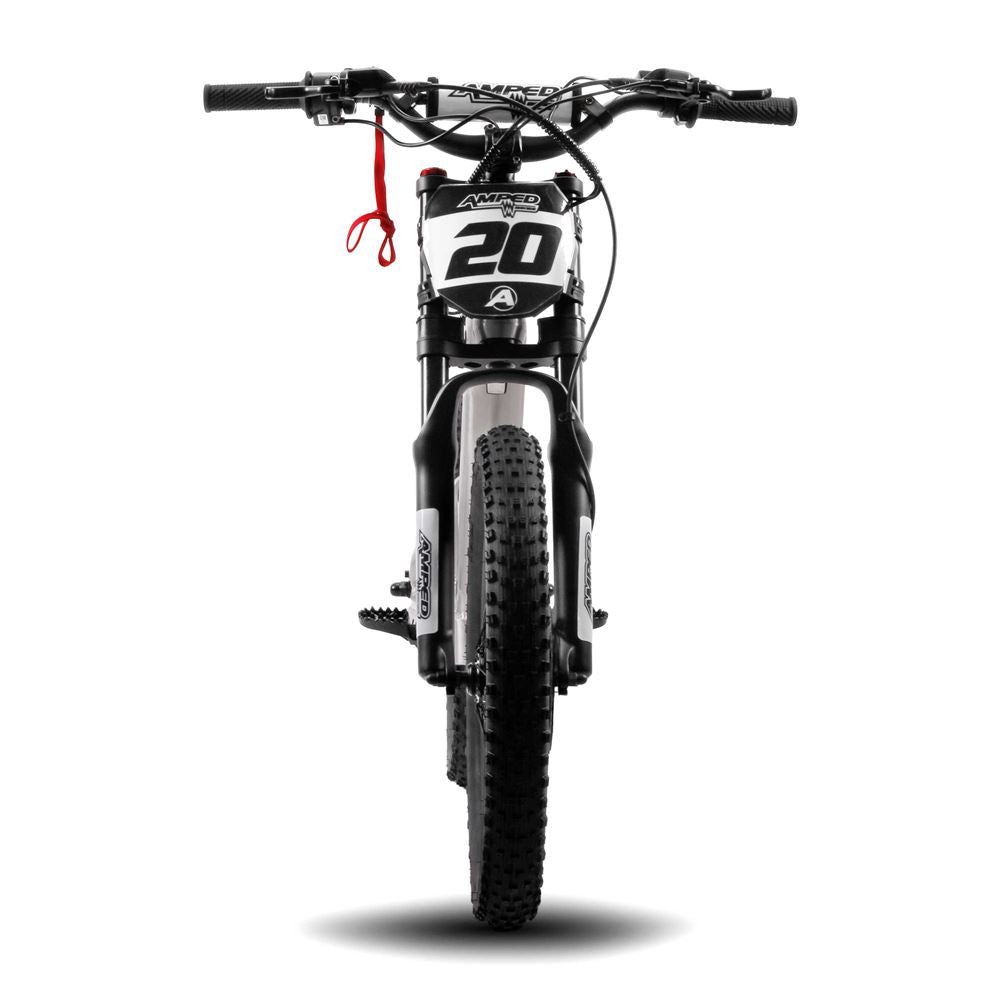 Amped A20 Comp Kids Electric Bike - Silver -   Pyramid Motorcycle Accessories