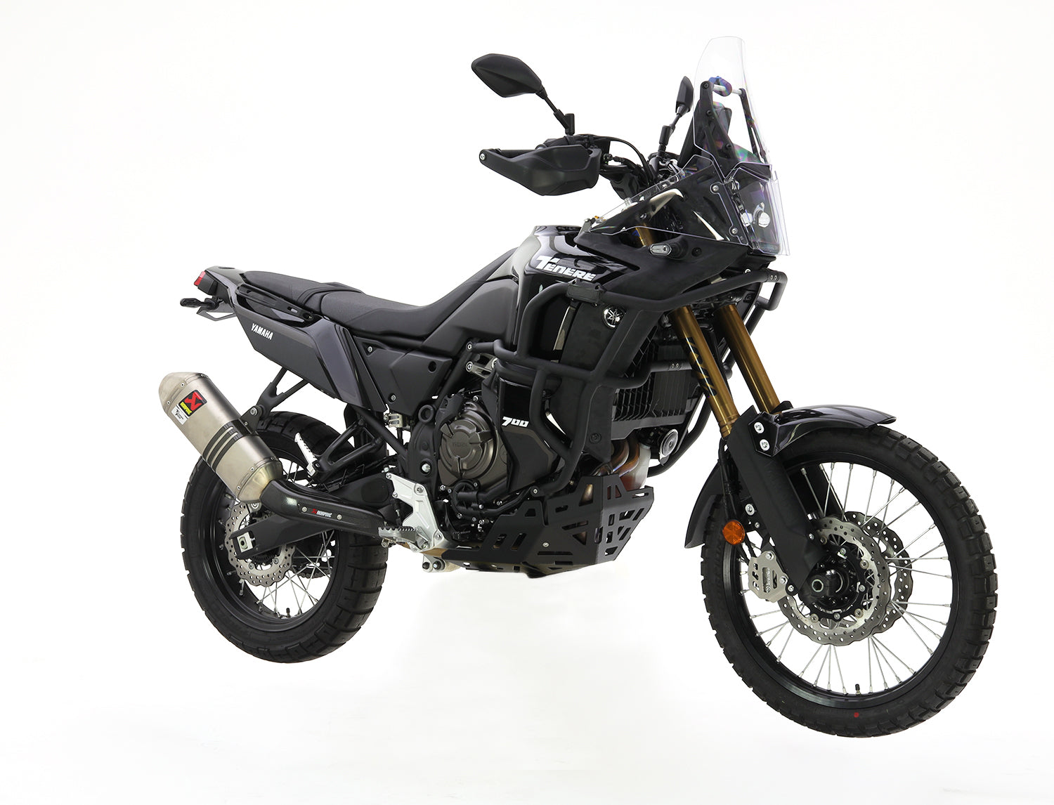 Isotta Aluminium Crash Bars | Black | Tenere 700 World Raid / 700 World Rally -   Pyramid Motorcycle Accessories